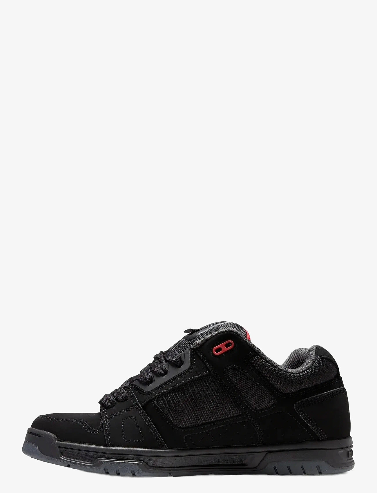 DC - STAG - lave sneakers - black/grey/red - 2