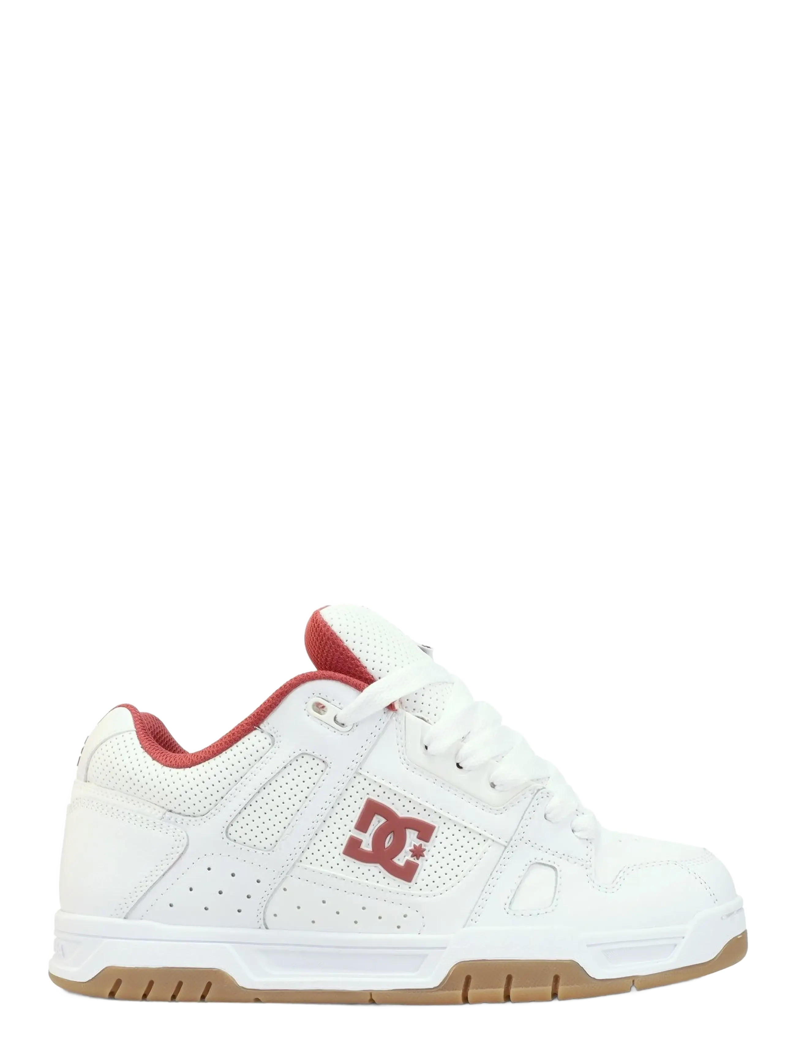 DC Stag, 41, Sport Sneakers, Weiß - Low Top Männerswear