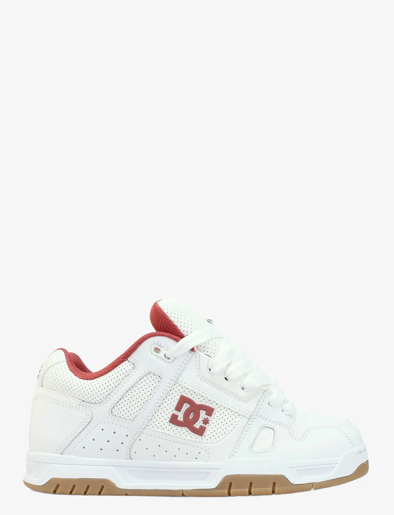 DC - STAG - niedriger schnitt - white/brick red/gum - 0