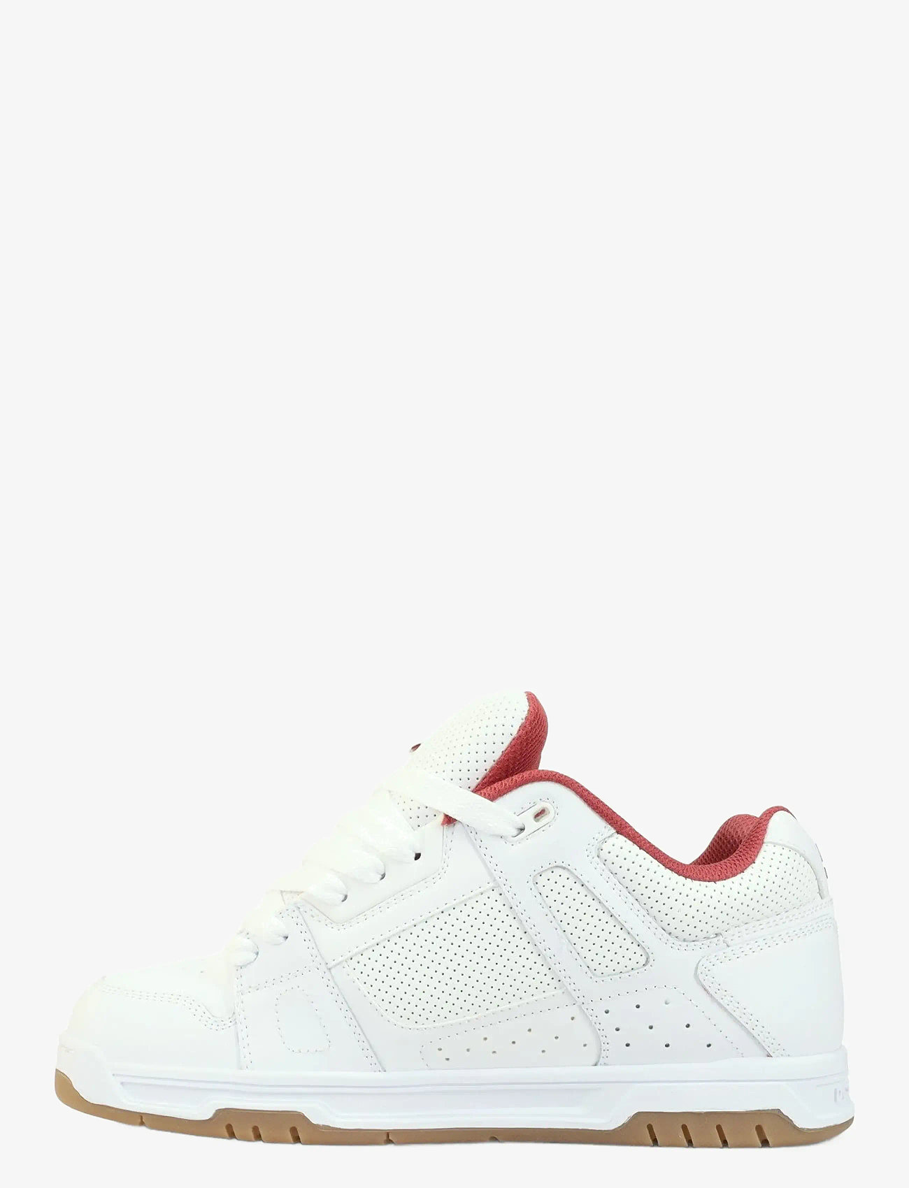 DC - STAG - niedriger schnitt - white/brick red/gum - 1