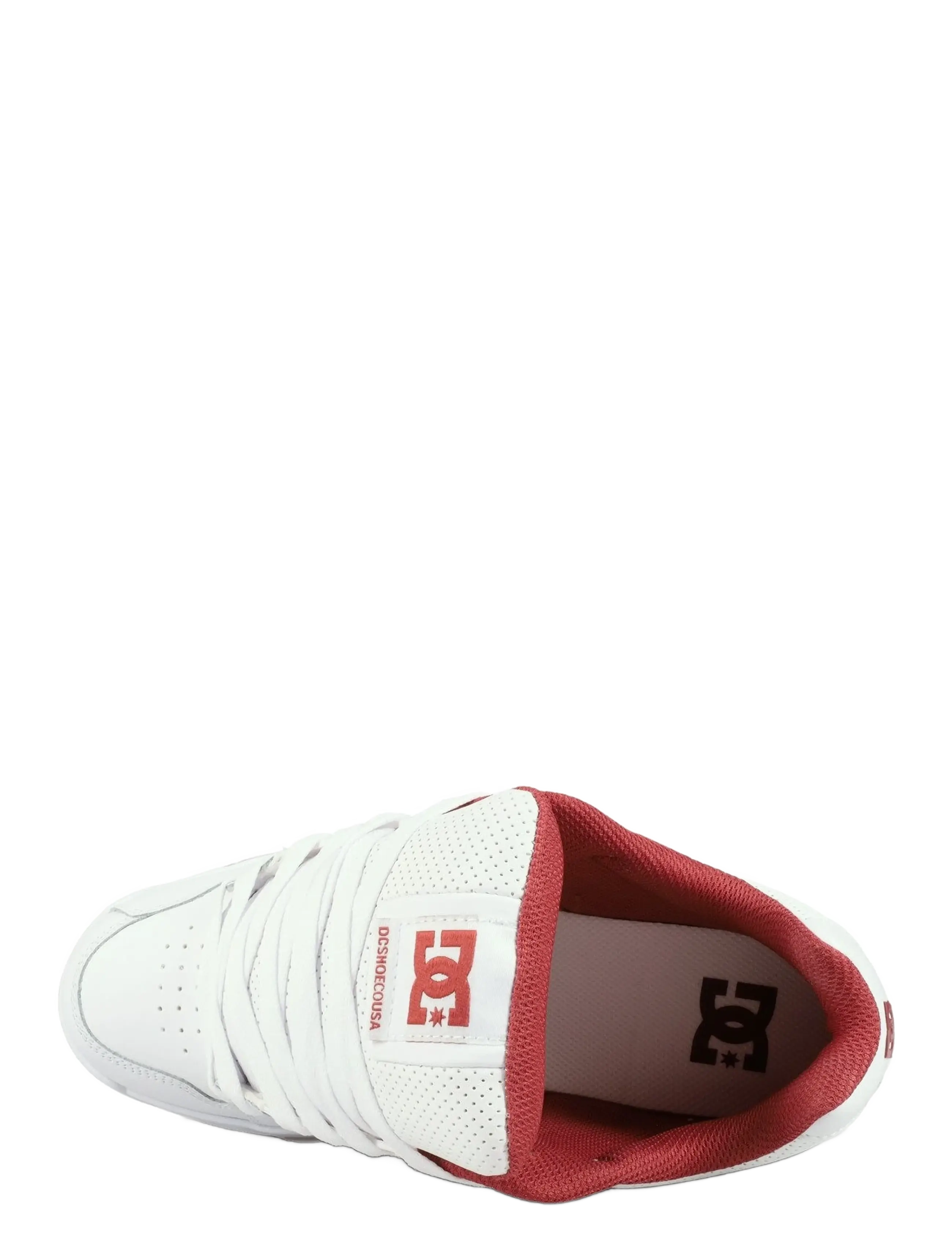 DC - STAG - low tops - white/brick red/gum - 3