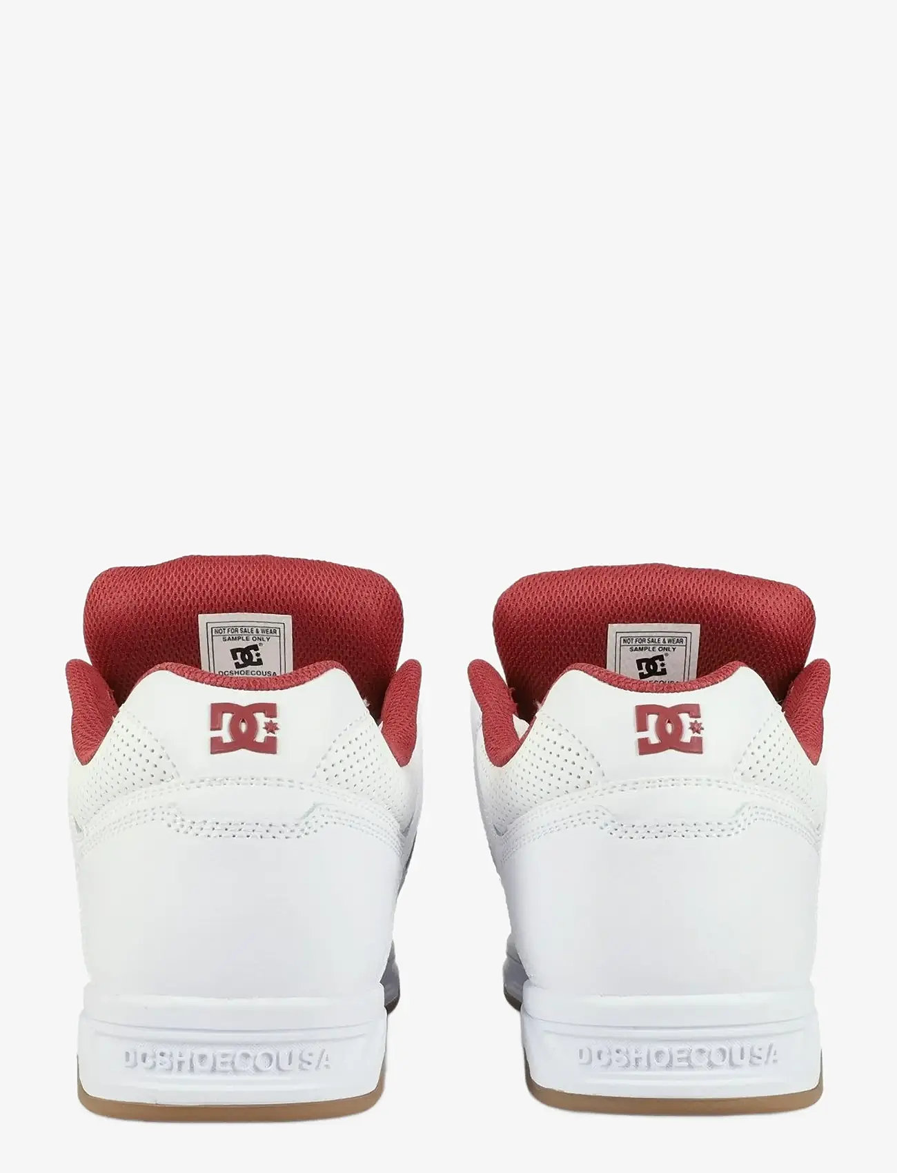 DC - STAG - niedriger schnitt - white/brick red/gum - 5