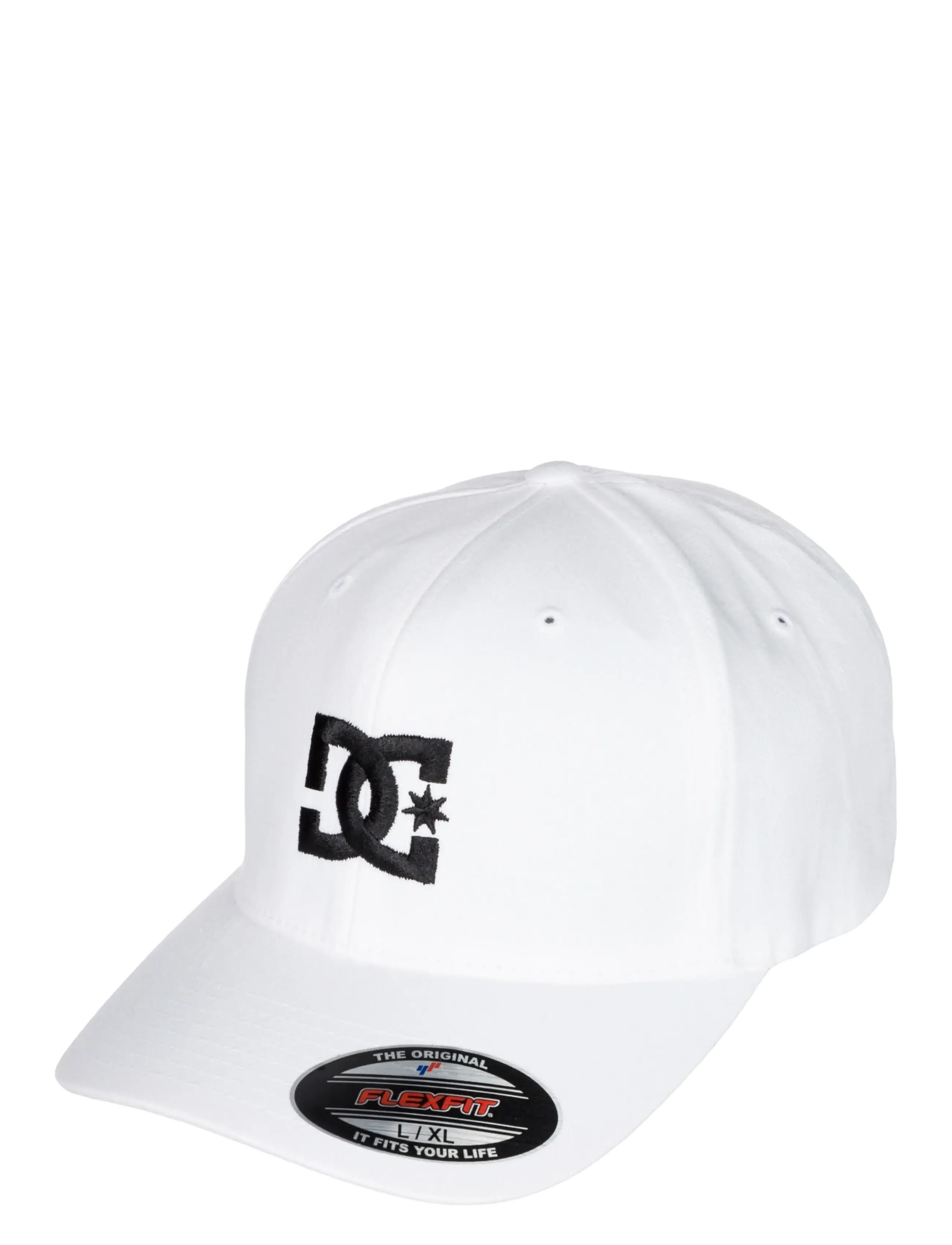 DC Cap Star 2, Mænd, Flexfit Kasket, Hvid, Str: S/M