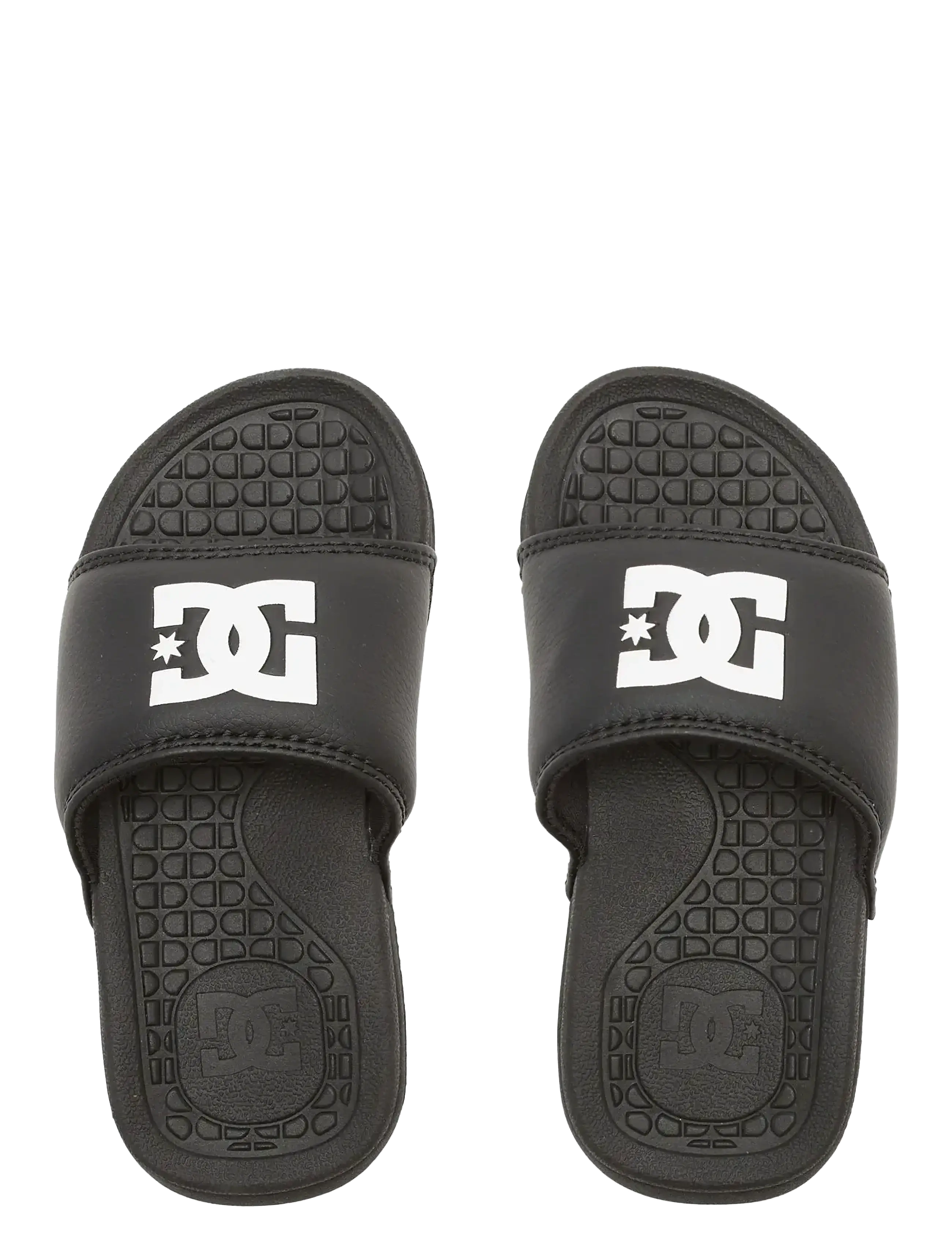 DC - BOLSA - badesandaler - black/white - 3