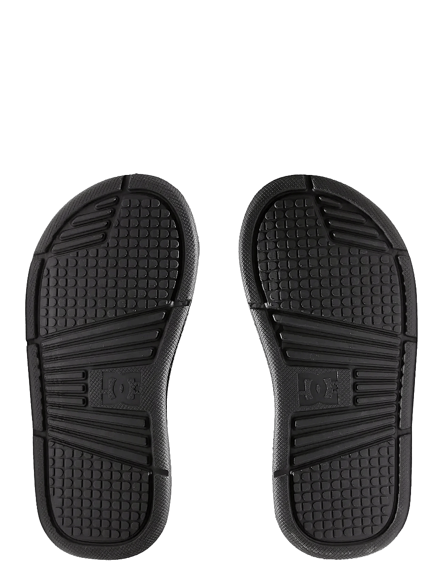 DC - BOLSA - bassengslippers - black/white - 4