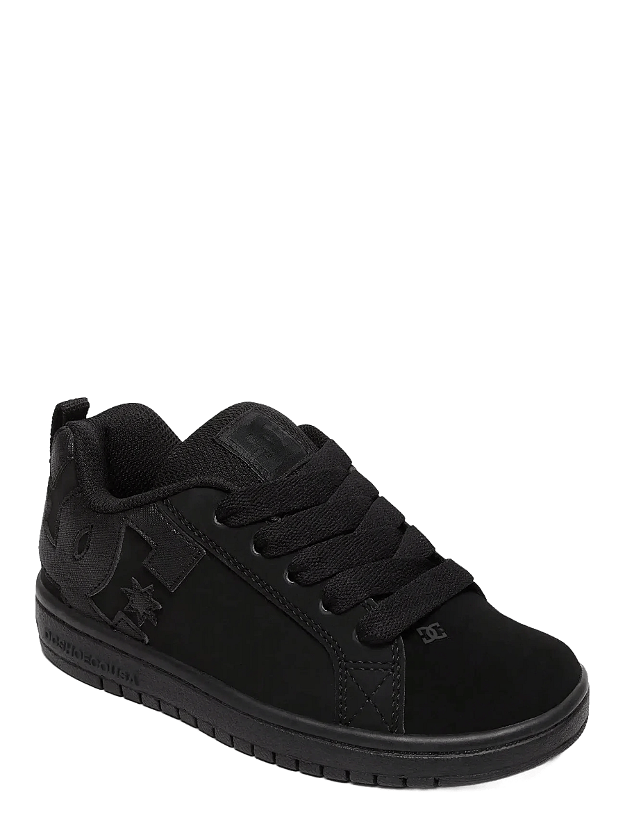 DC - COURT GRAFFIK - niedriger schnitt - black/black - 0