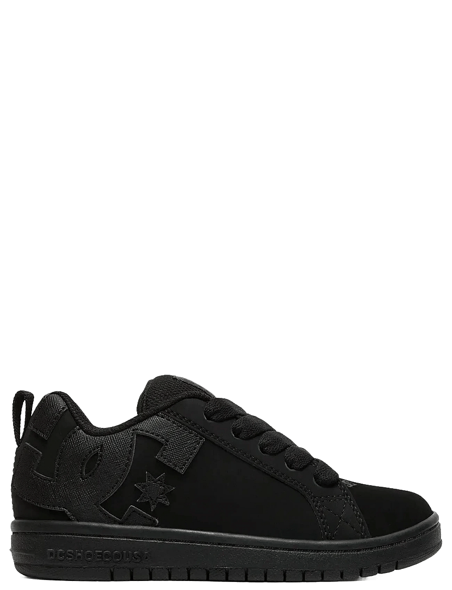DC - COURT GRAFFIK - niedriger schnitt - black/black - 1