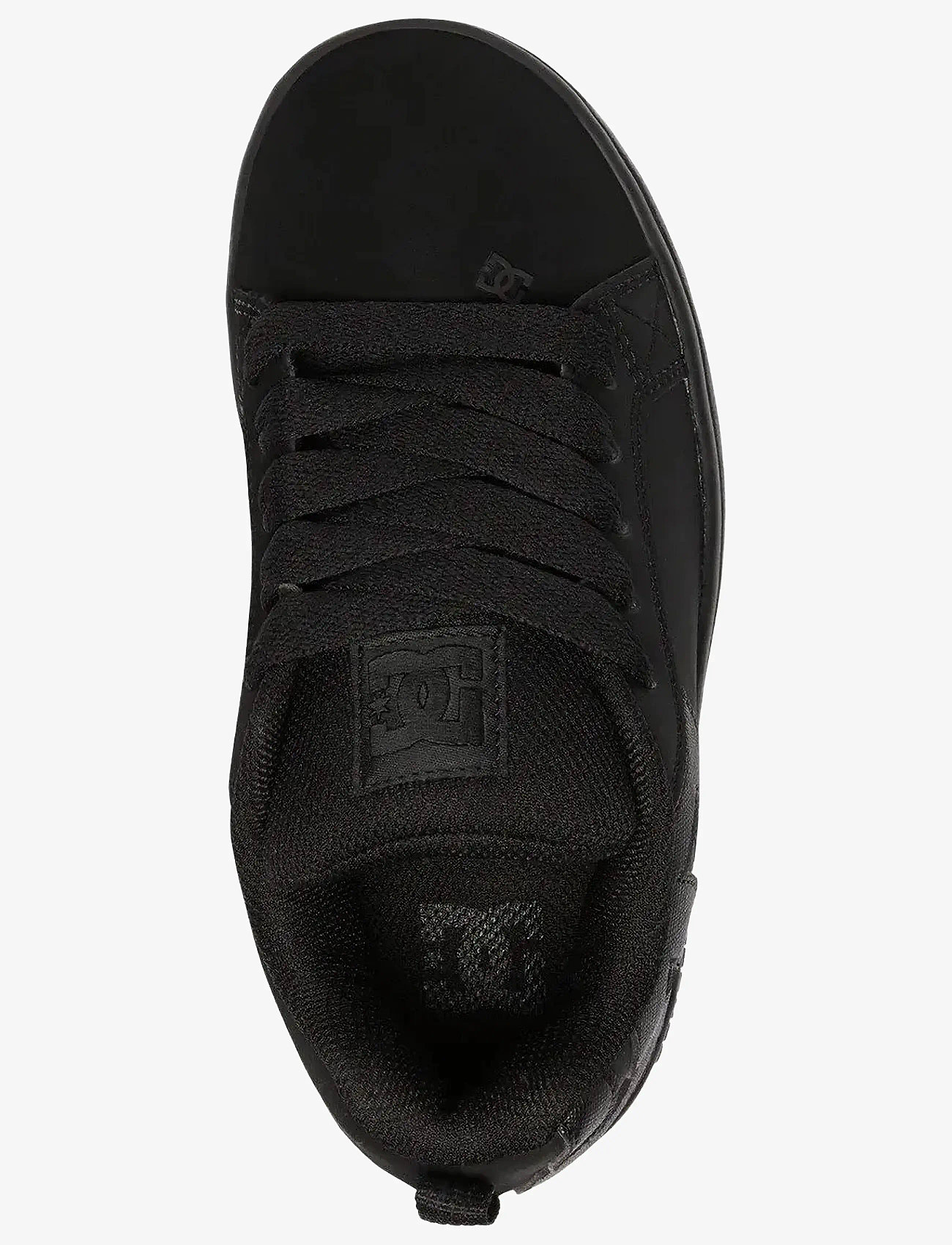DC - COURT GRAFFIK - lave sneakers - black/black - 3