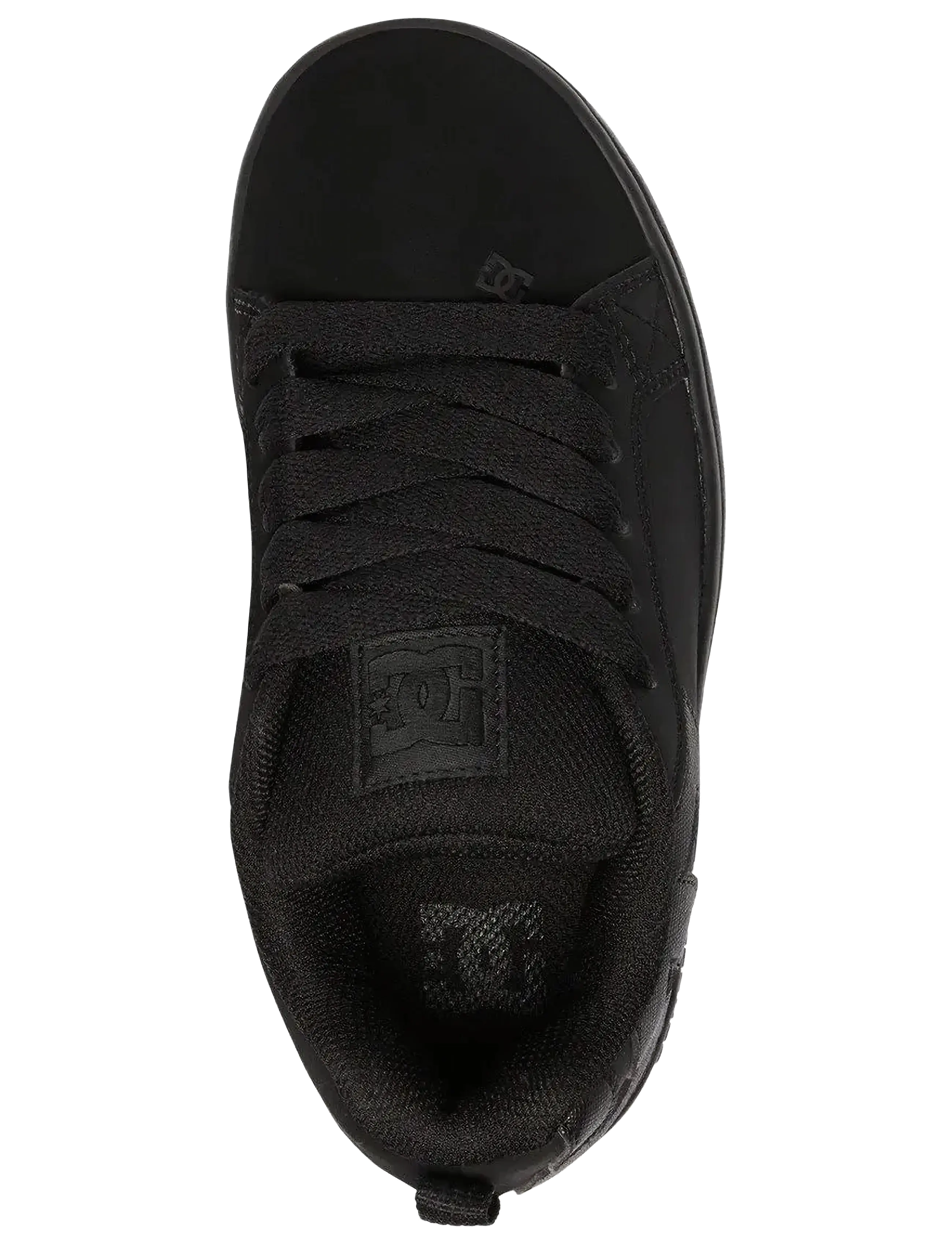 DC - COURT GRAFFIK - lav ankel - black/black - 3