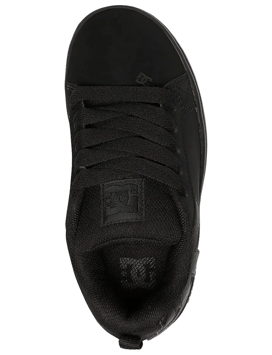 DC - COURT GRAFFIK - niedriger schnitt - black/black - 3