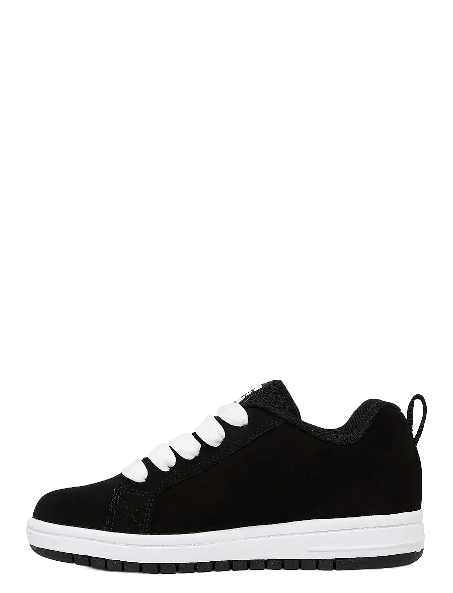 DC - COURT GRAFFIK - niedriger schnitt - black/white - 2