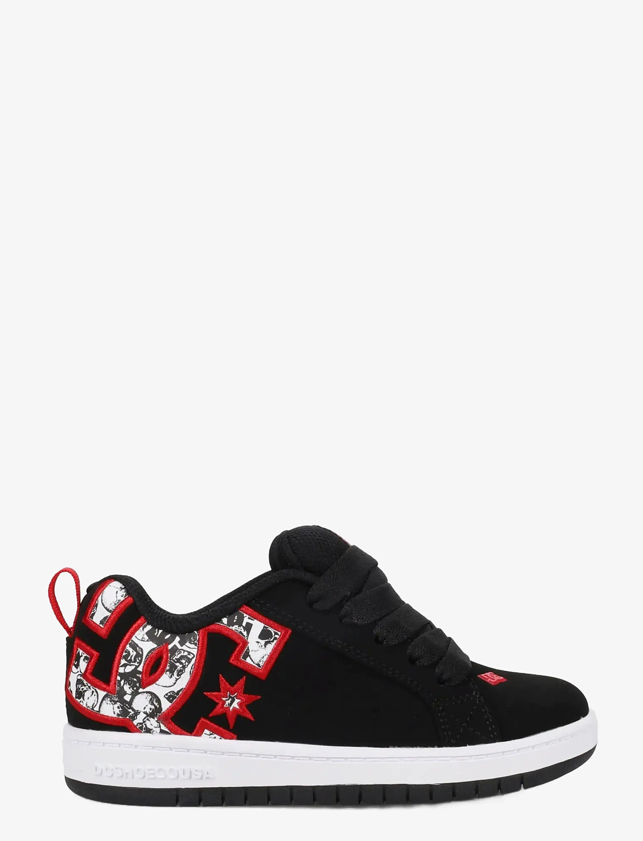 DC - COURT GRAFFIK - lave sneakers - black/white/red - 0