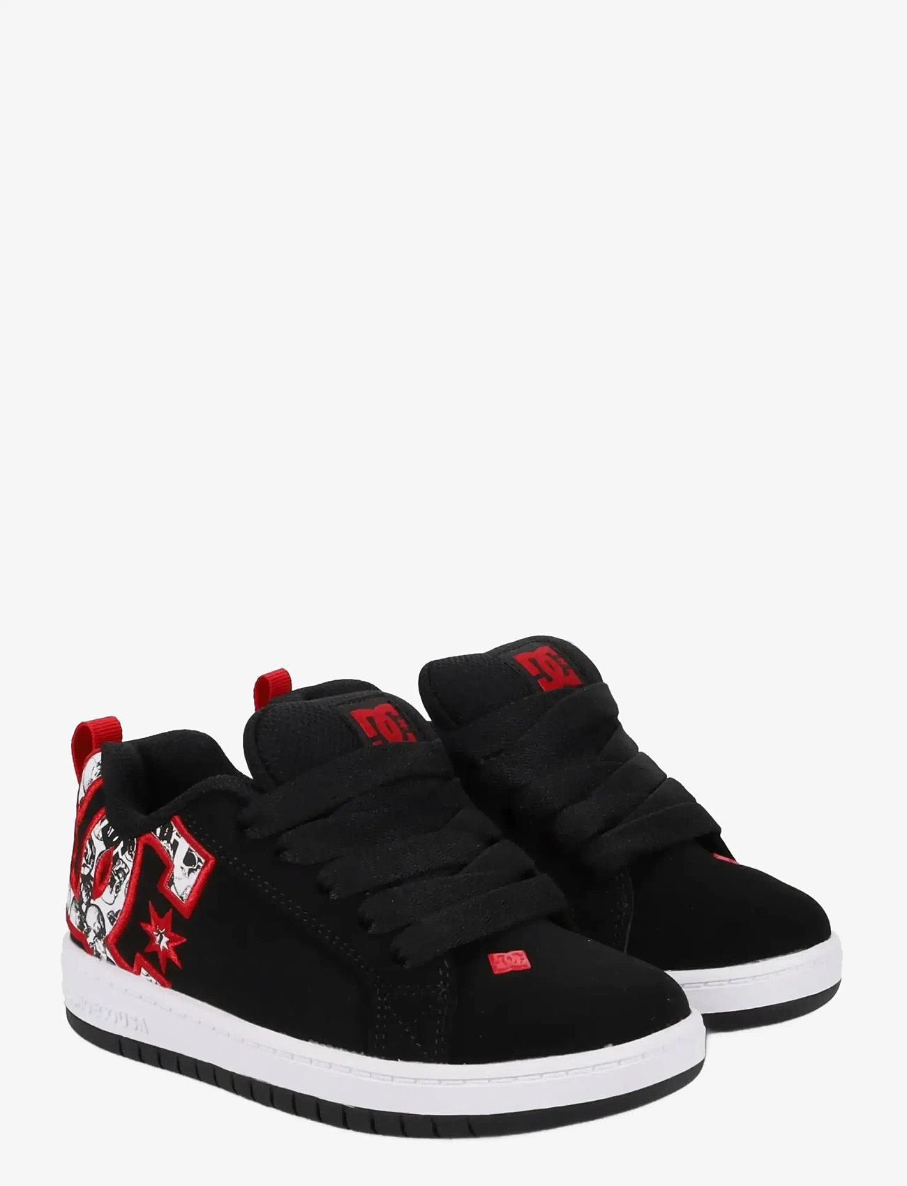DC - COURT GRAFFIK - lave sneakers - black/white/red - 2