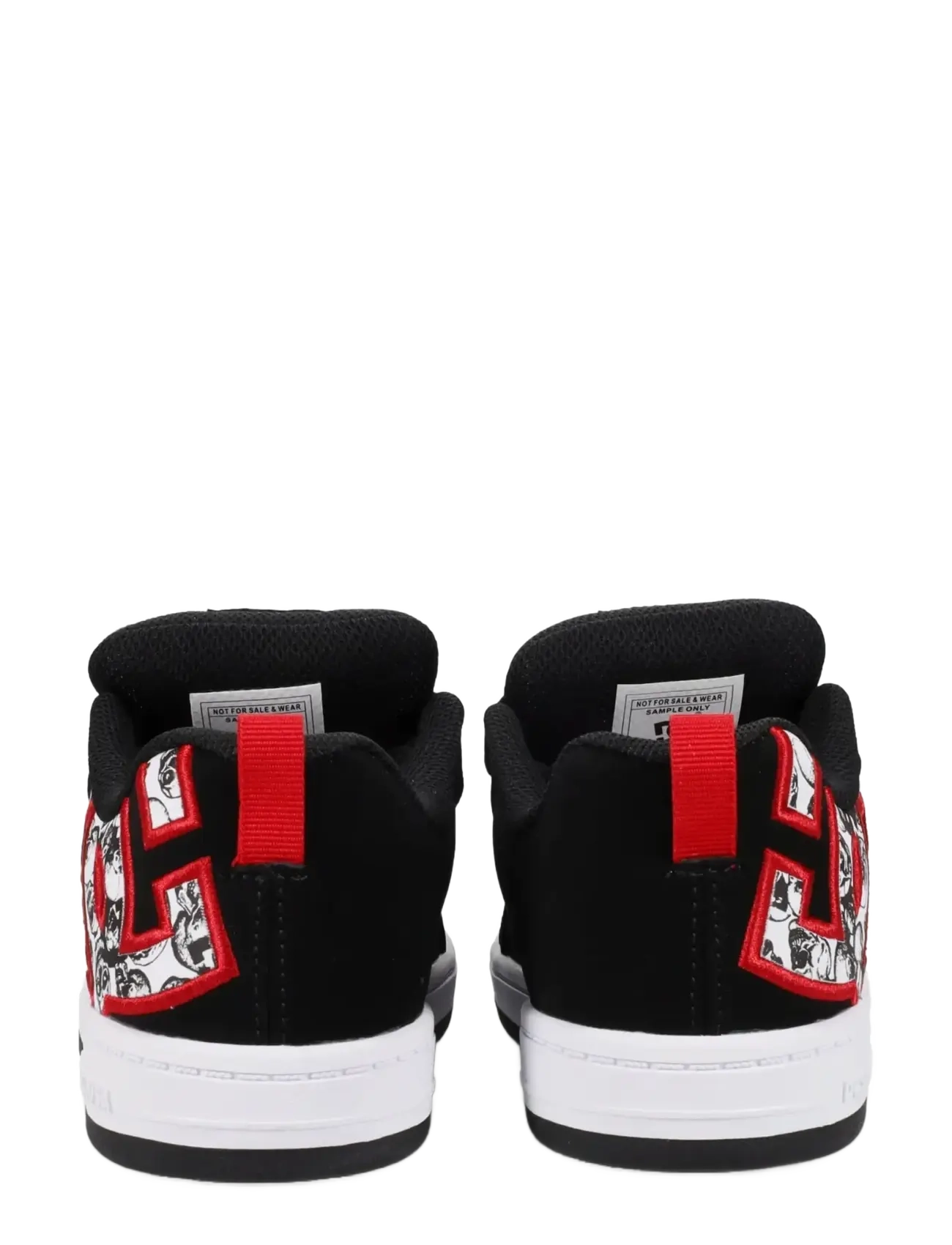DC - COURT GRAFFIK - sommerschnäppchen - black/white/red - 3