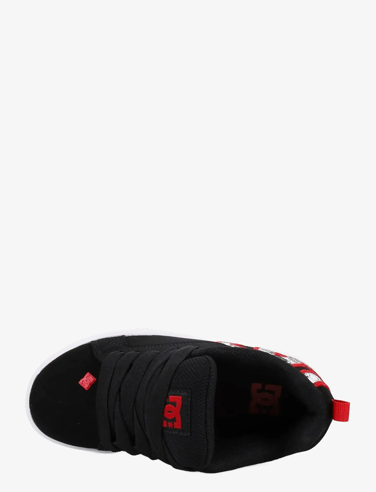 DC - COURT GRAFFIK - lave sneakers - black/white/red - 4