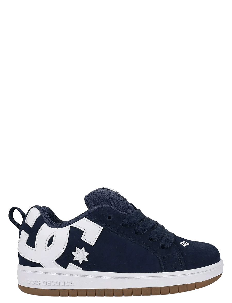 DC - COURT GRAFFIK - lave sneakers - navy/white/gum - 0