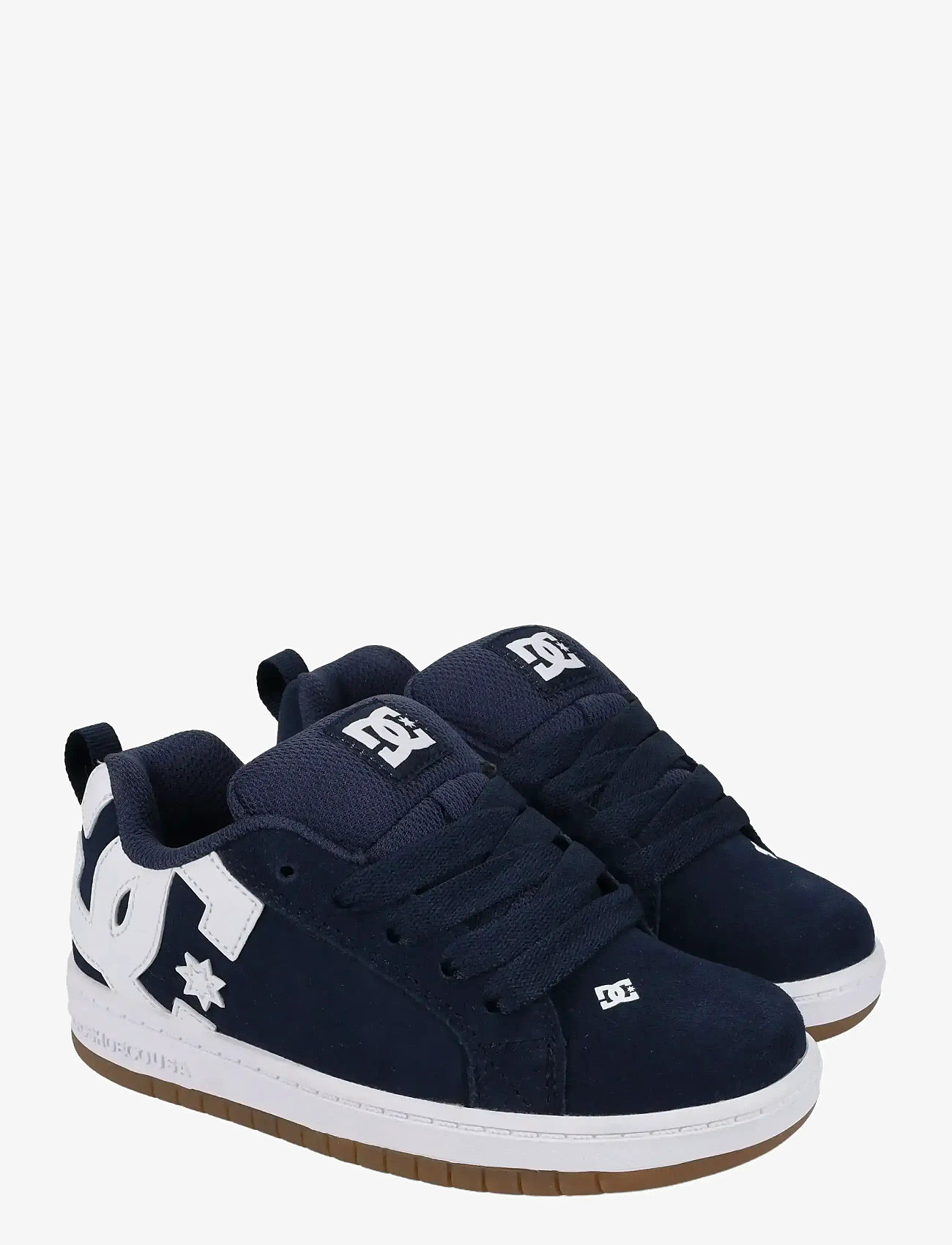 DC - COURT GRAFFIK - lave sneakers - navy/white/gum - 2