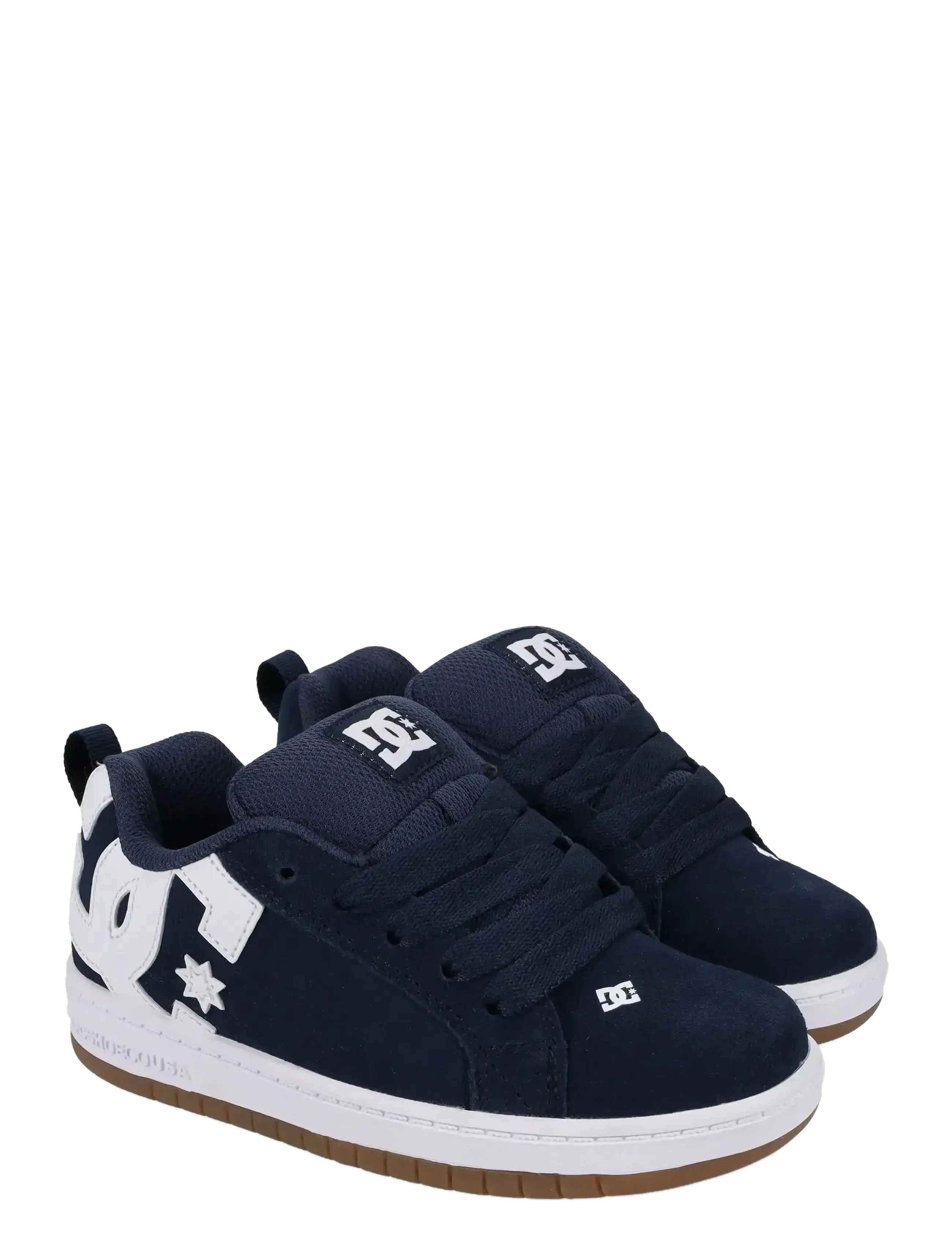 DC - COURT GRAFFIK - low-top sneakers - navy/white/gum - 2