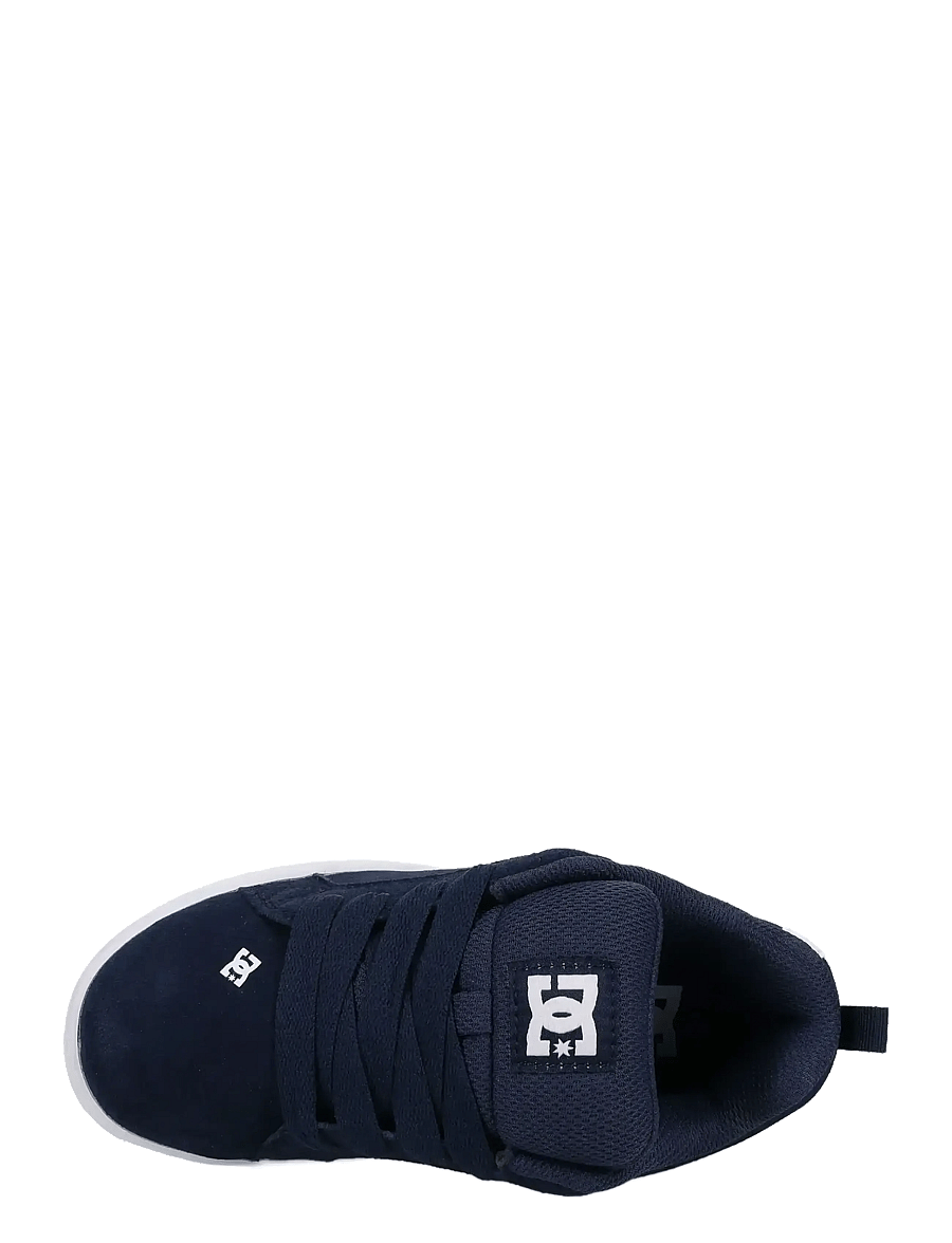 DC - COURT GRAFFIK - lave sneakers - navy/white/gum - 3