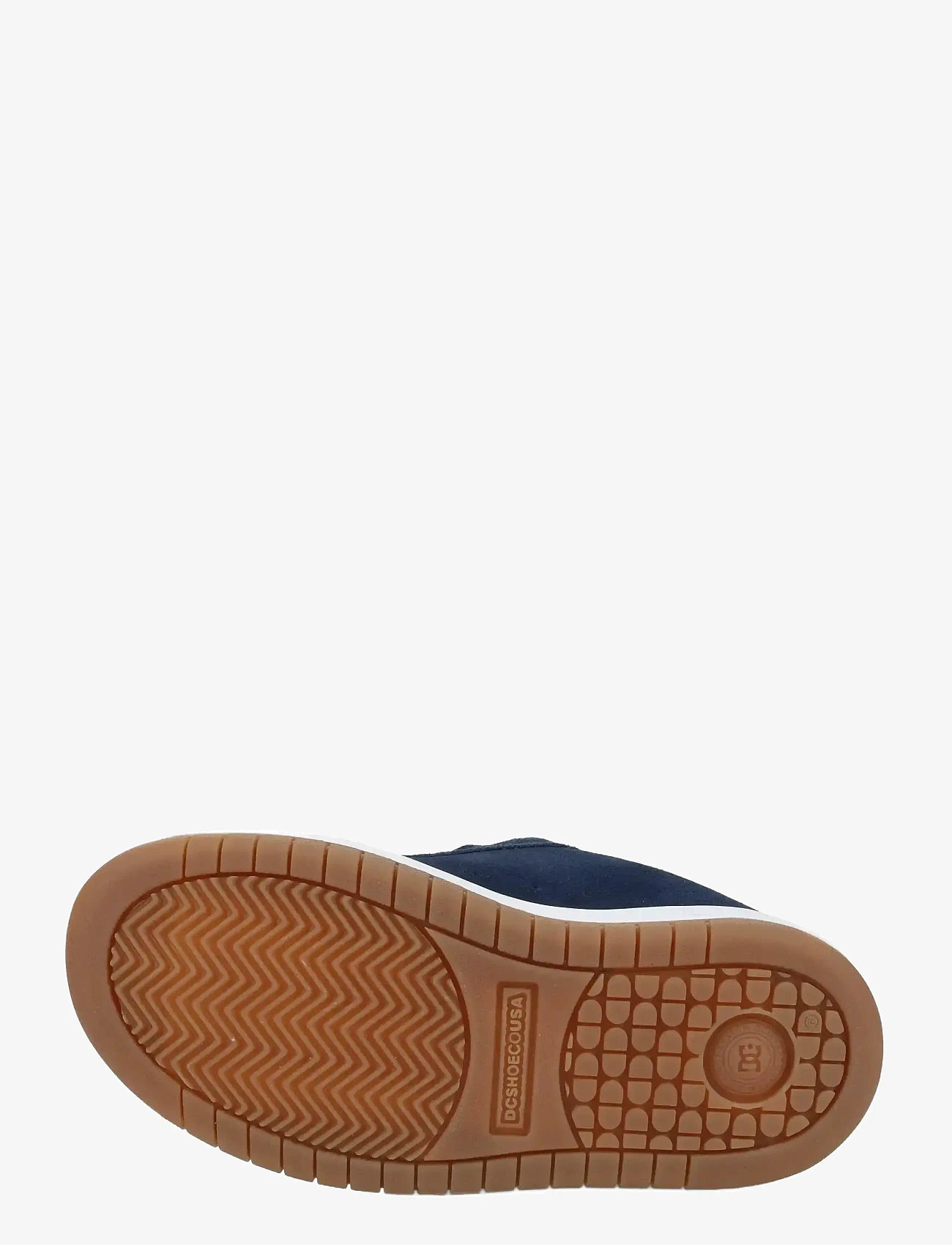 DC - COURT GRAFFIK - lave sneakers - navy/white/gum - 4
