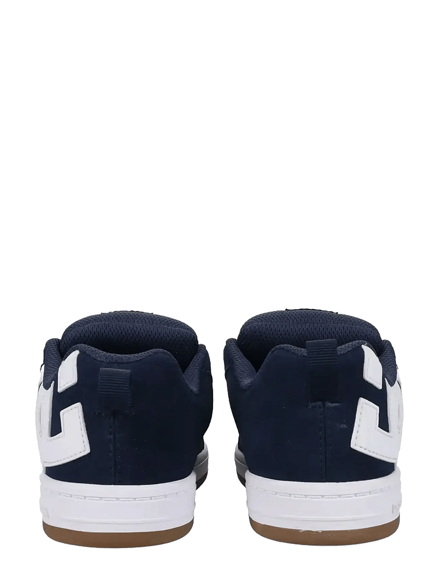 DC - COURT GRAFFIK - lave sneakers - navy/white/gum - 5
