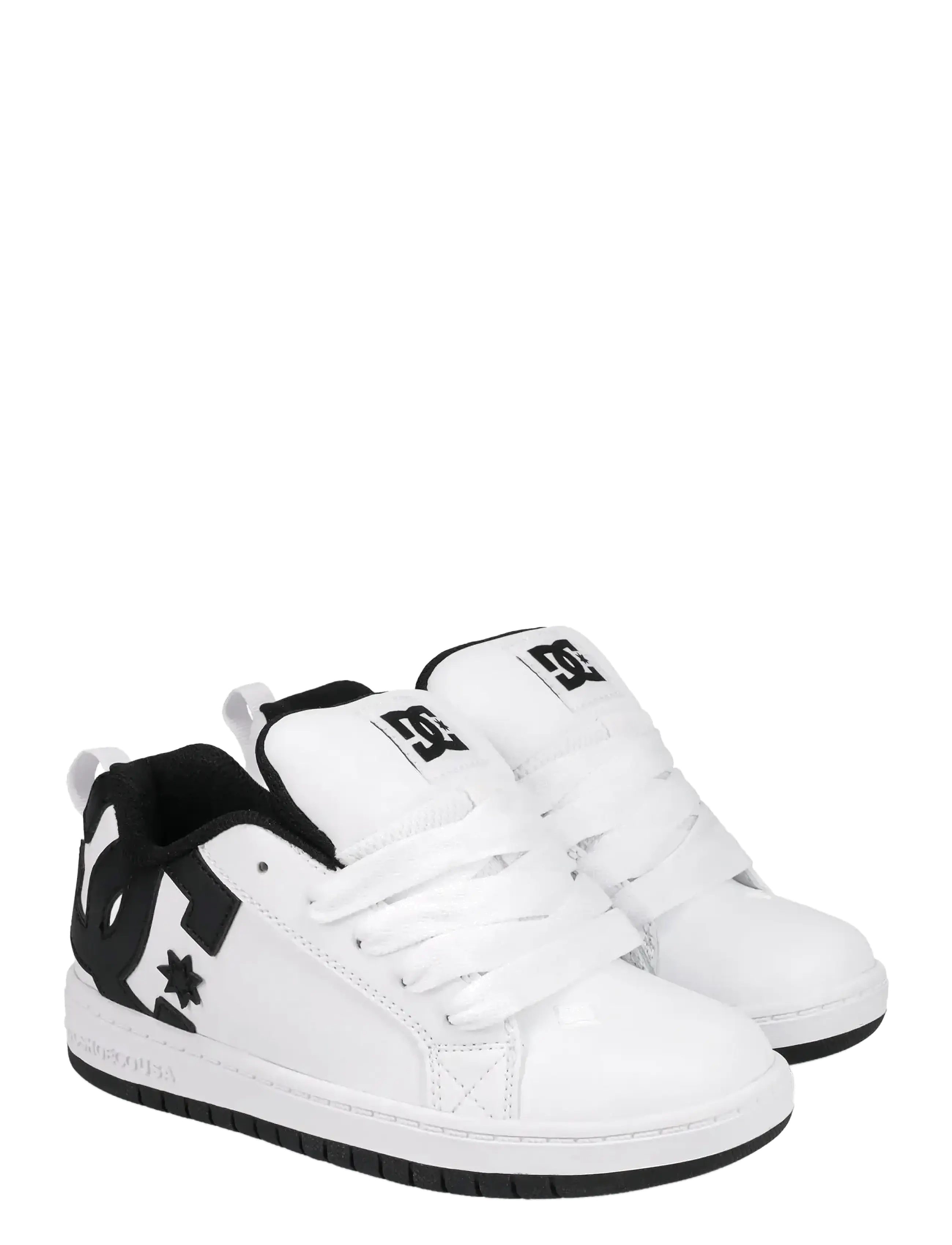 DC - COURT GRAFFIK - låga sneakers - white/black - 2