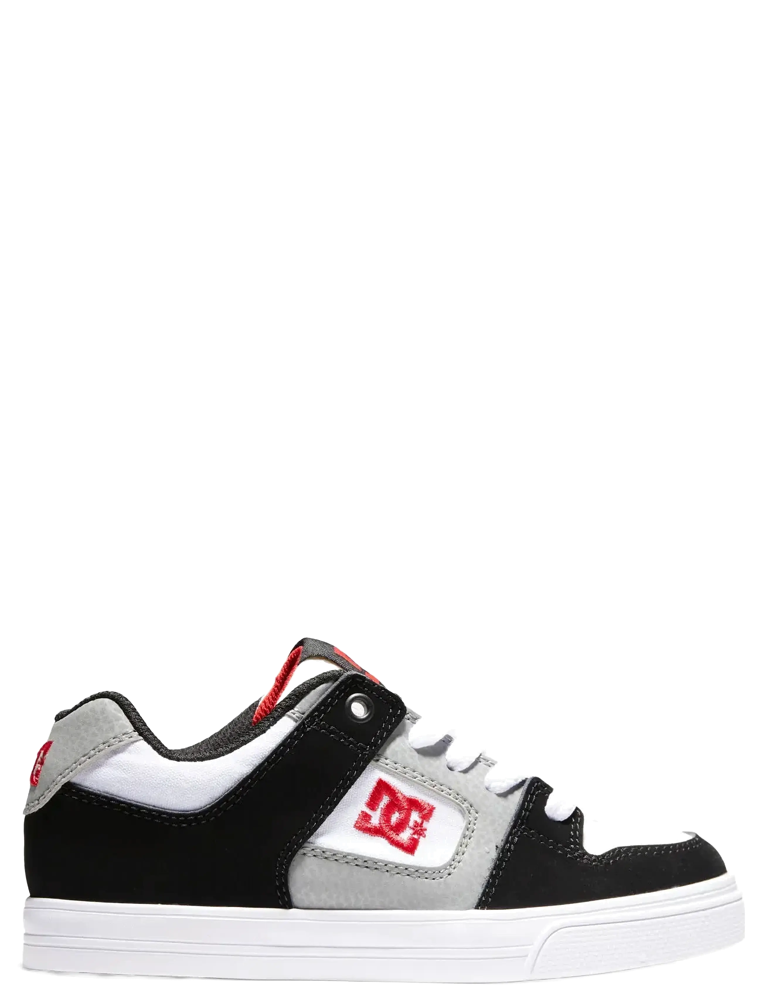 DC - PURE - lave sneakers - white/black/red - 1