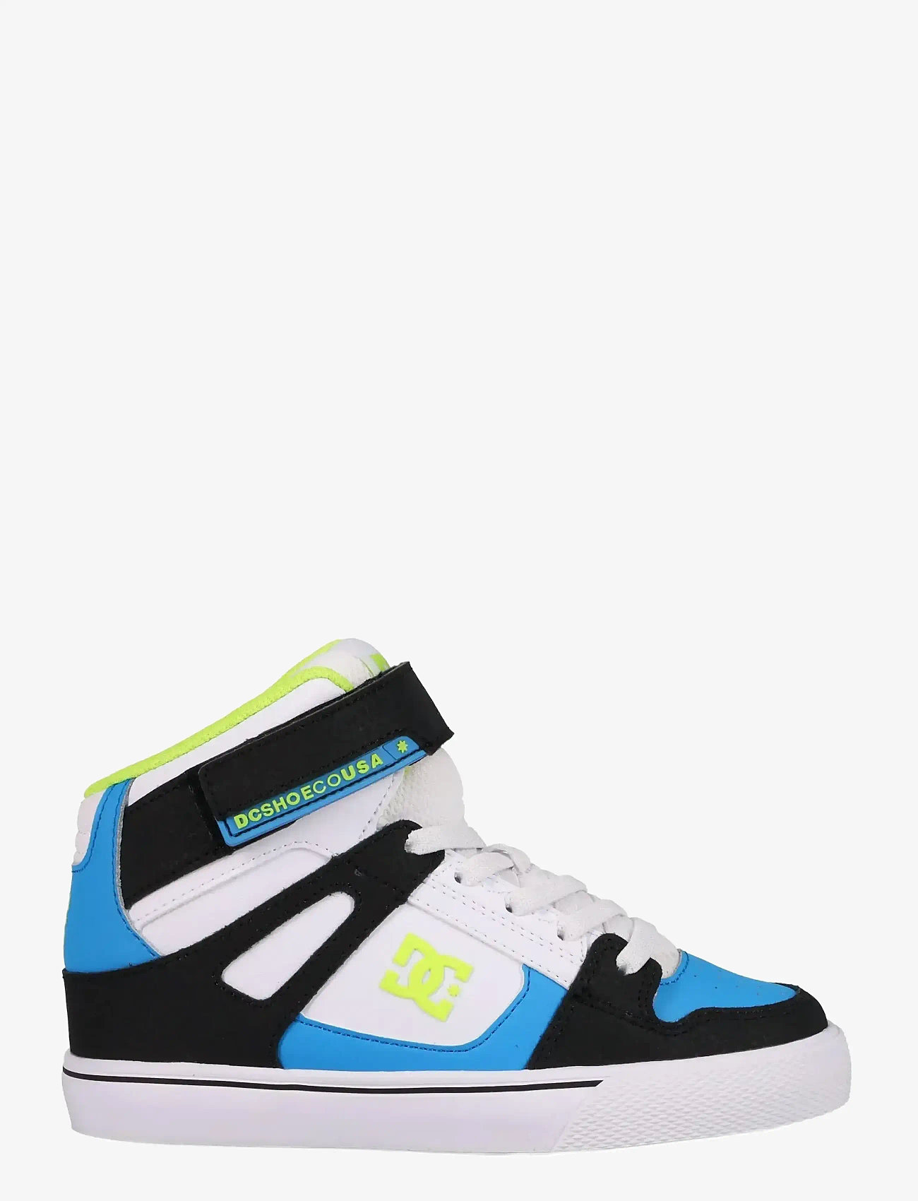 DC - PURE HIGH-TOP EV - låga sneakers - black/blue/lime - 0