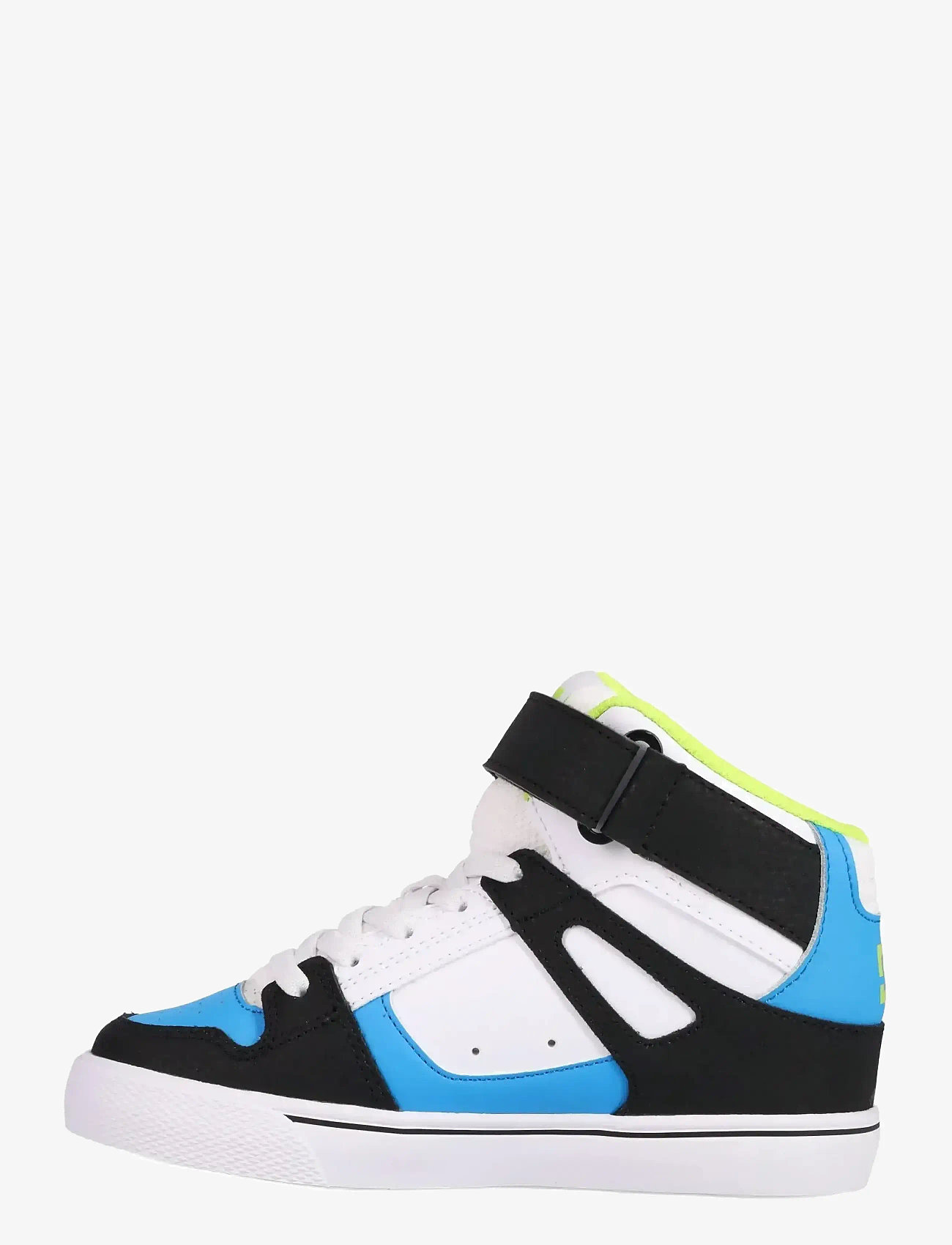 DC - PURE HIGH-TOP EV - låga sneakers - black/blue/lime - 1