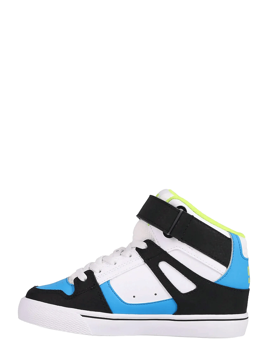 DC - PURE HIGH-TOP EV - tennised - black/blue/lime - 1