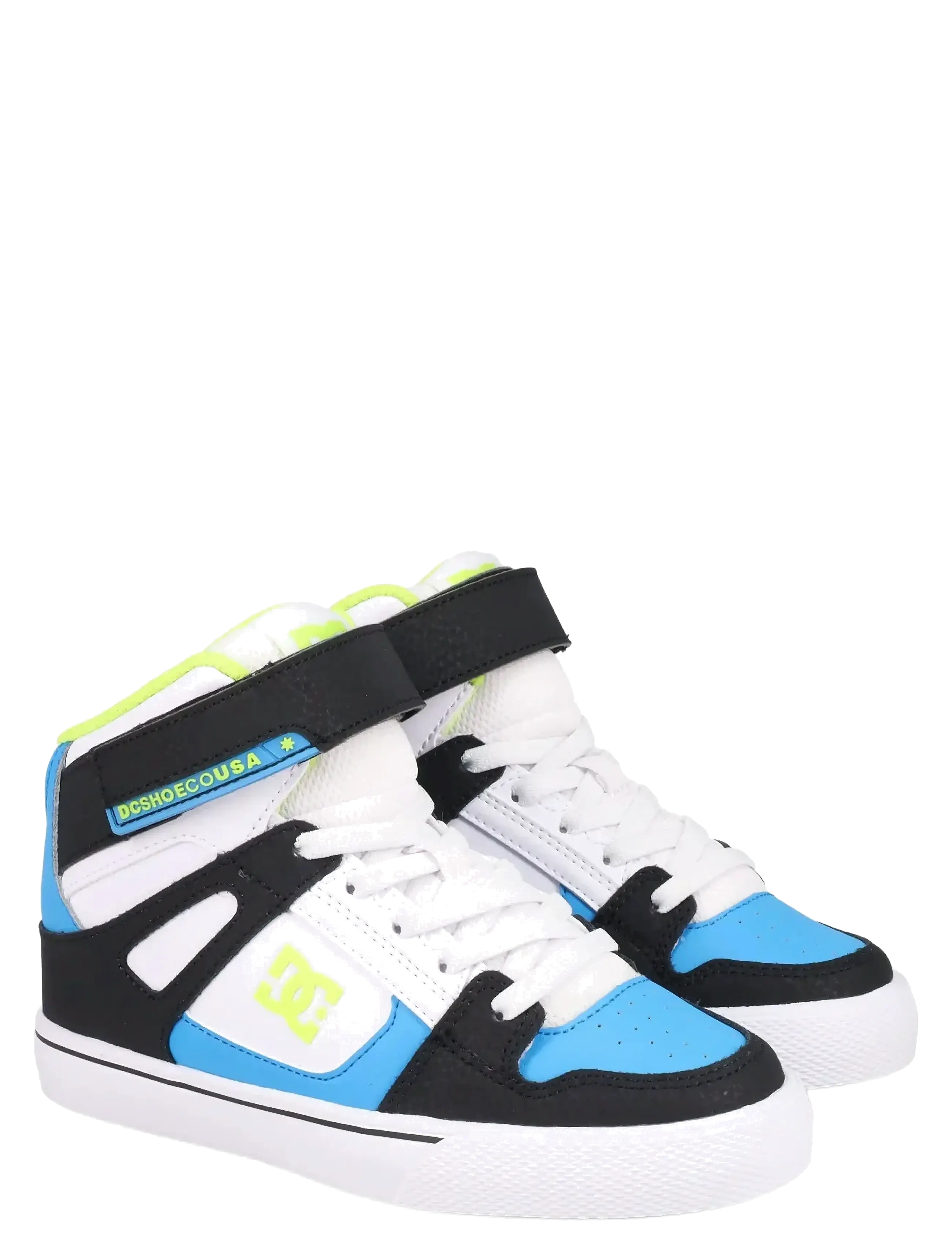 DC - PURE HIGH-TOP EV - black/blue/lime - 2