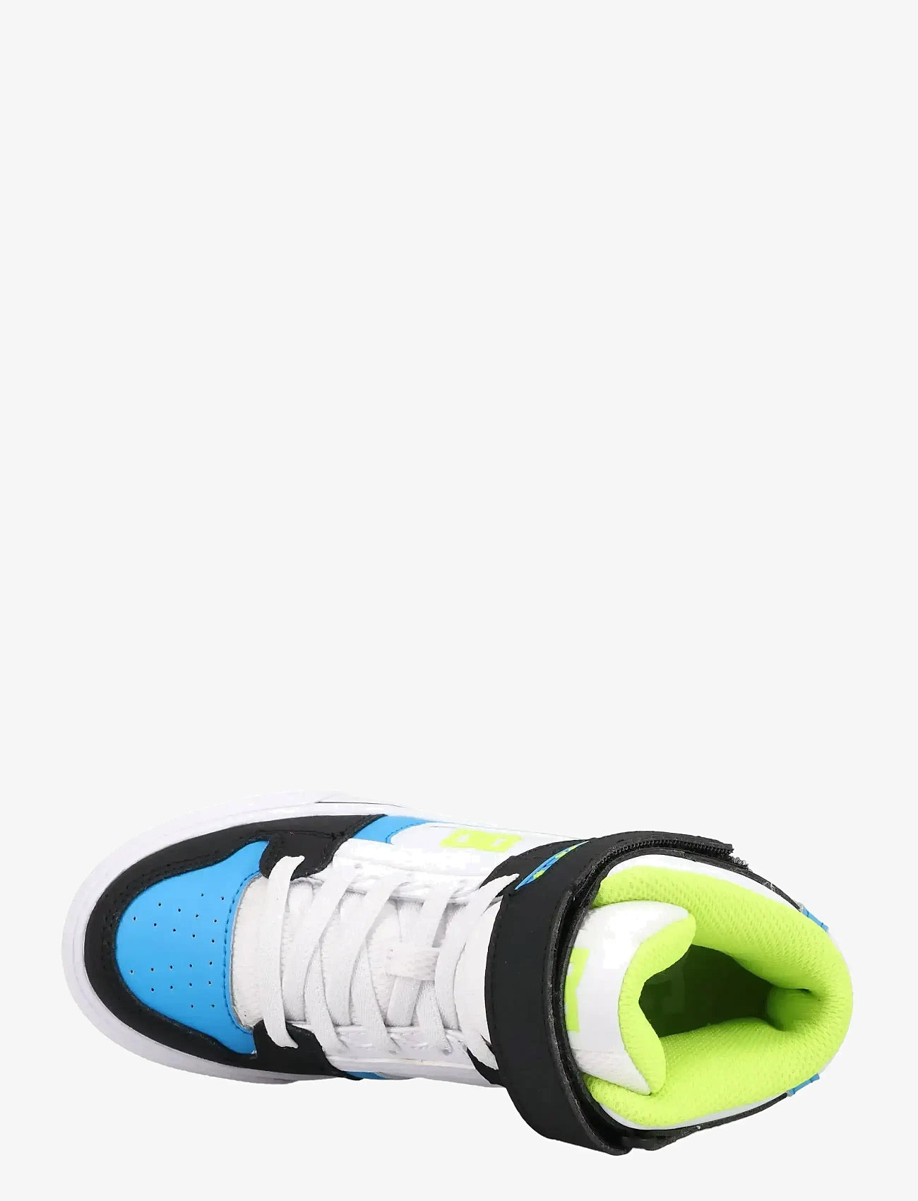 DC - PURE HIGH-TOP EV - låga sneakers - black/blue/lime - 3