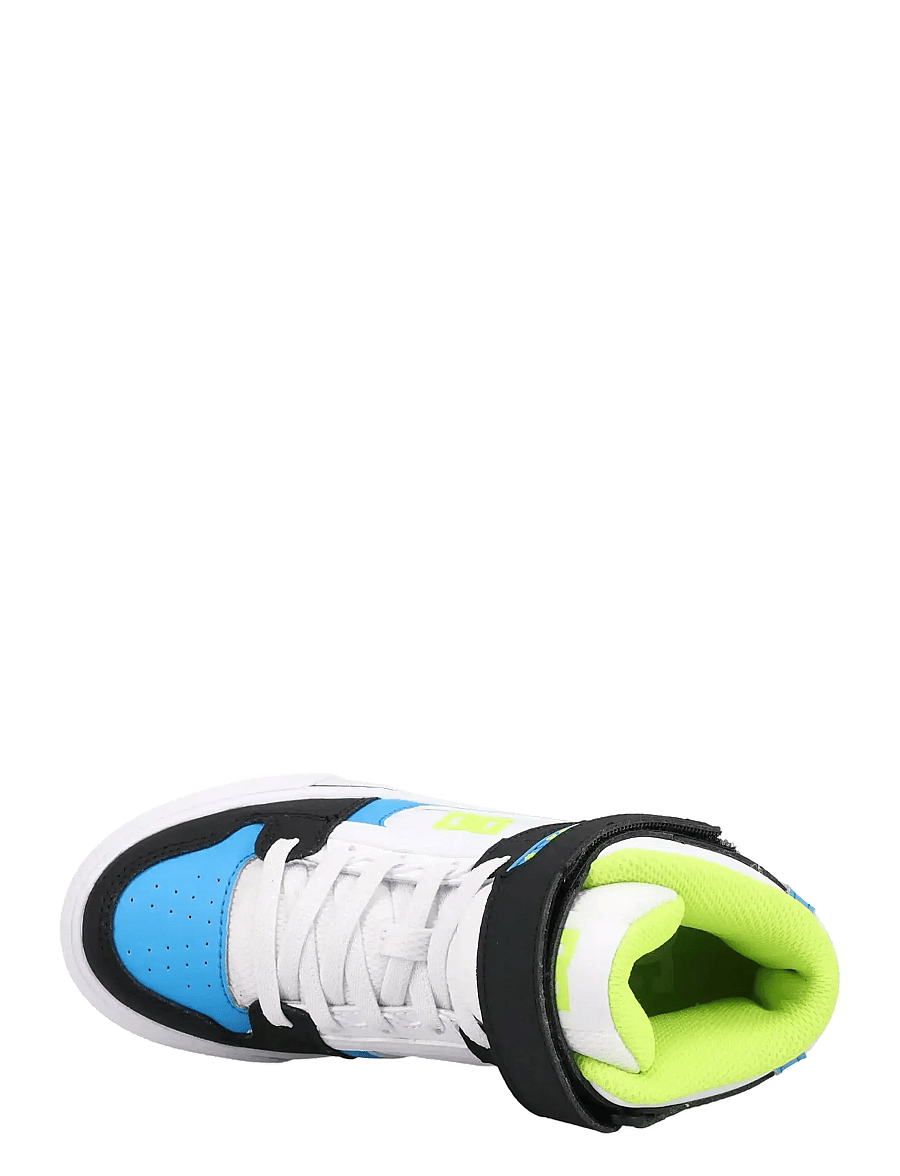 DC - PURE HIGH-TOP EV - tennised - black/blue/lime - 3
