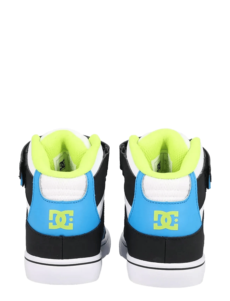 DC - PURE HIGH-TOP EV - tennised - black/blue/lime - 5