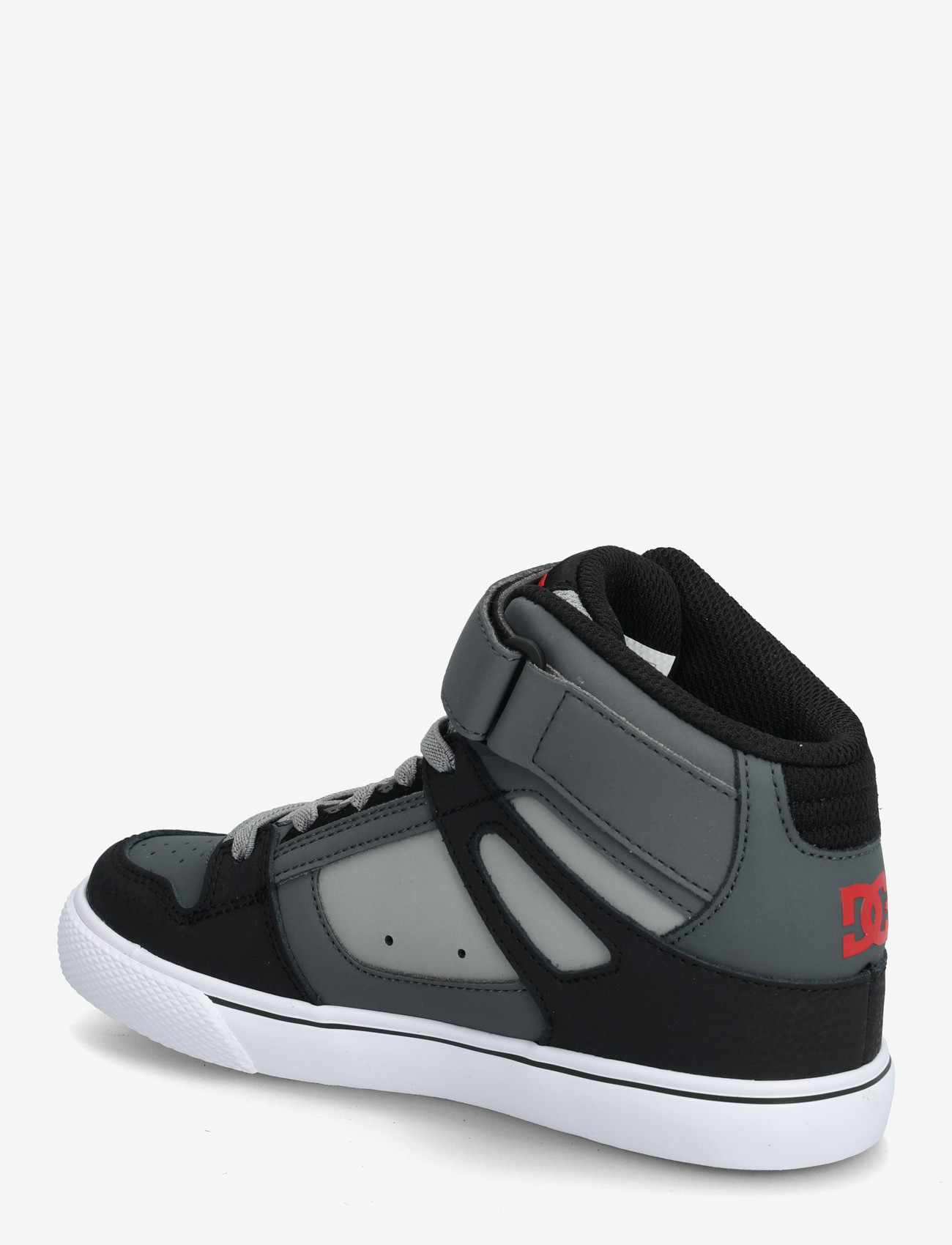 DC - PURE HIGH-TOP EV - lave sneakers - black/grey/red - 2