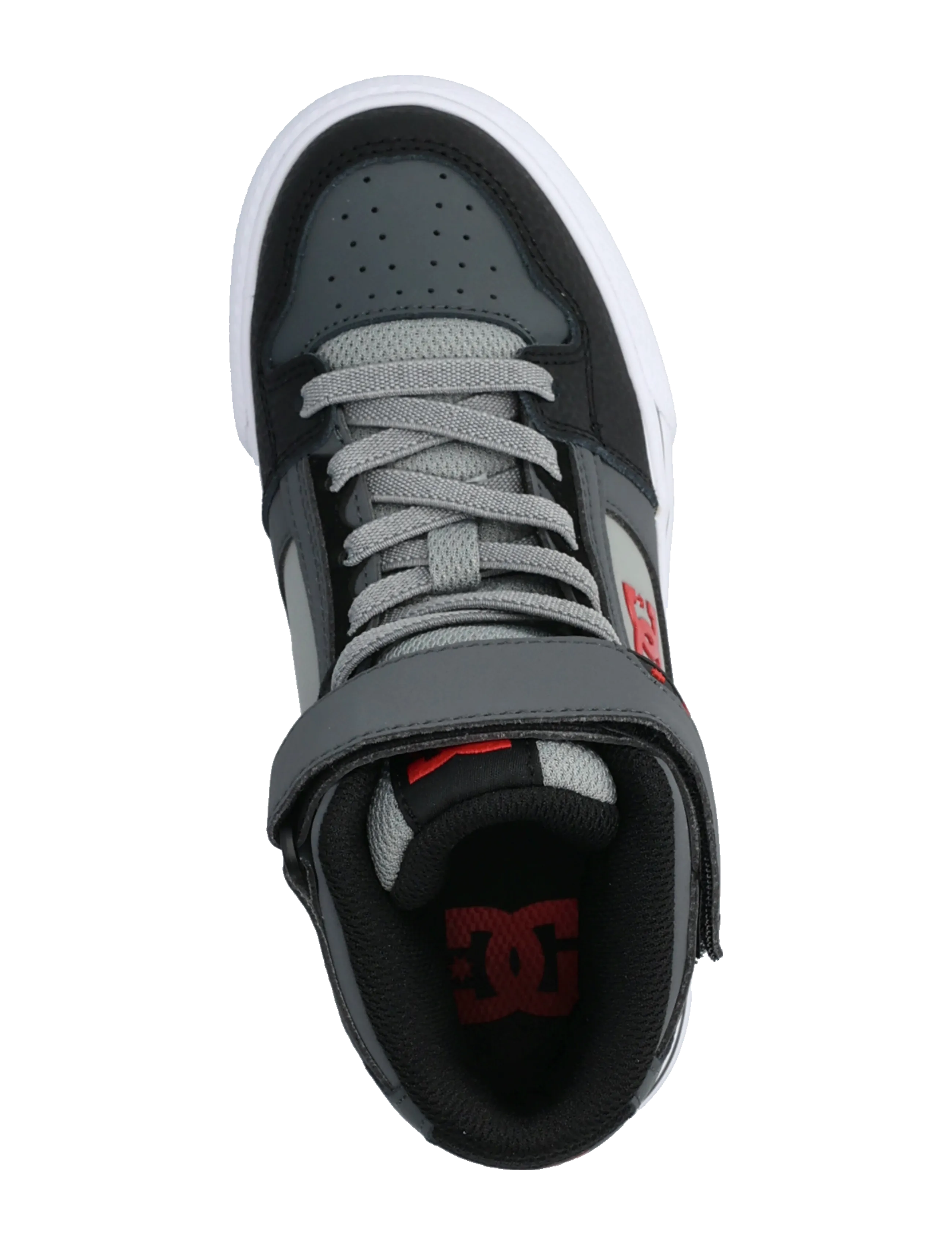 DC - PURE HIGH-TOP EV - suvised sooduspakkumised - black/grey/red - 3