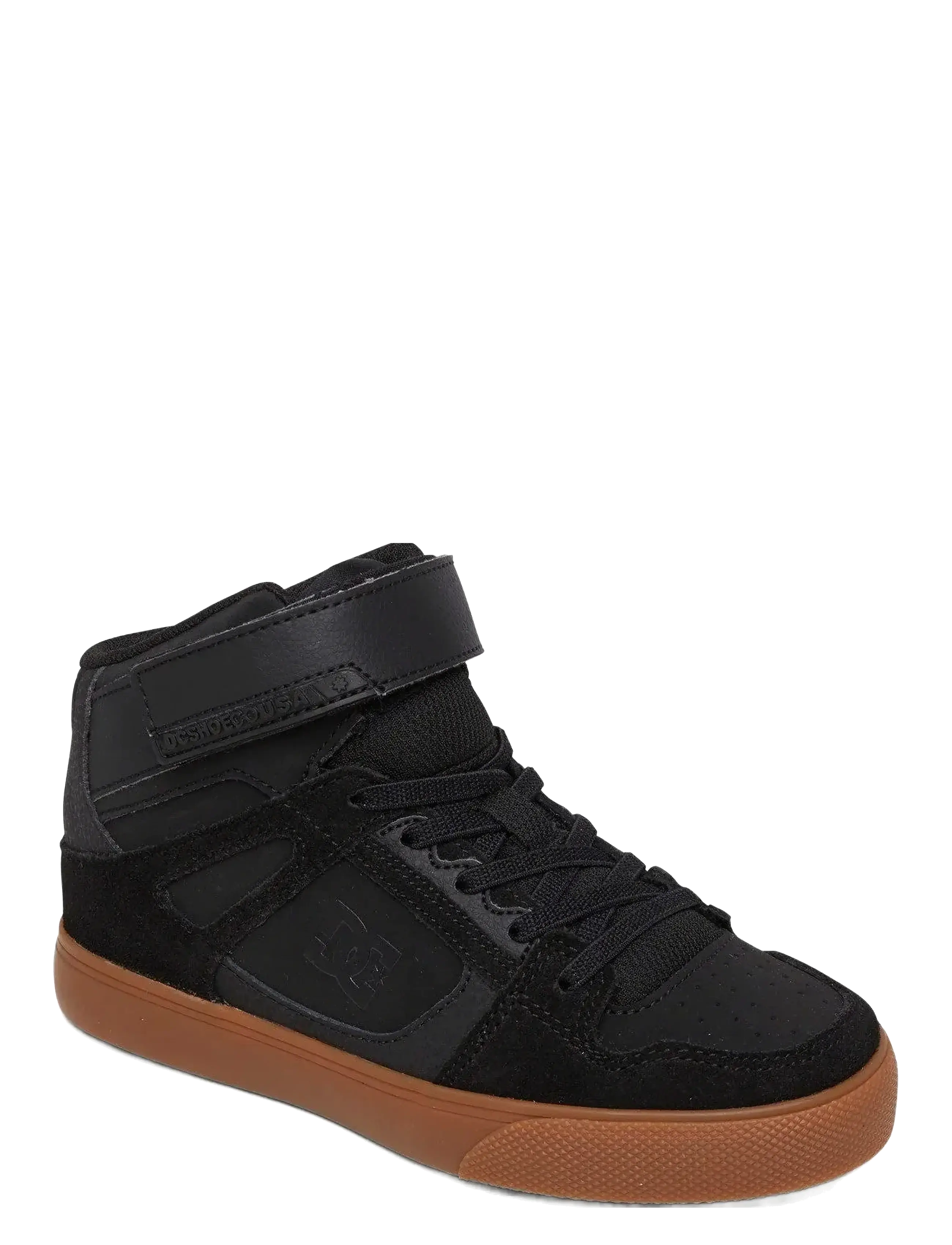 DC Pure High-Top Ev, 36.5, Black, Sneakers > Sneakers Med Høj Top, Børn