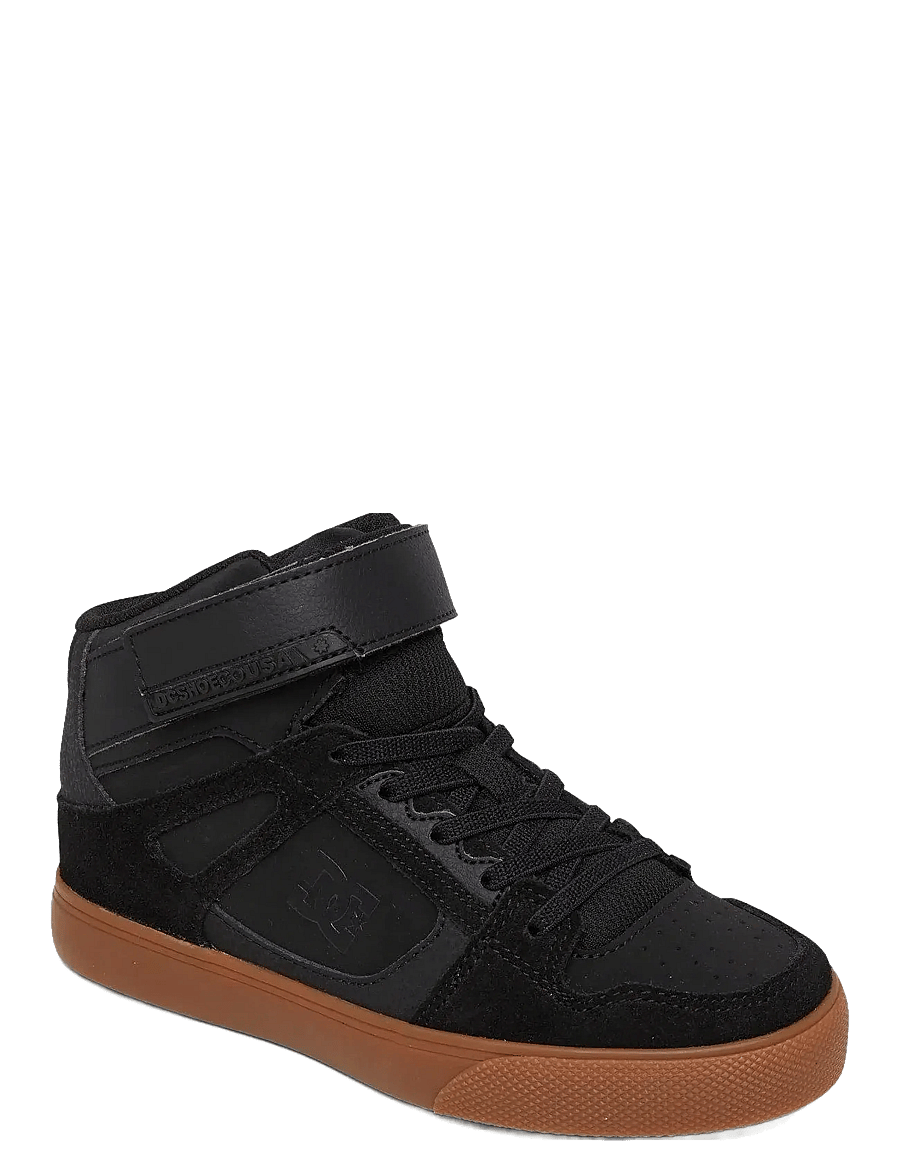 DC - PURE HIGH-TOP EV - lave sneakers - black/gum - 0