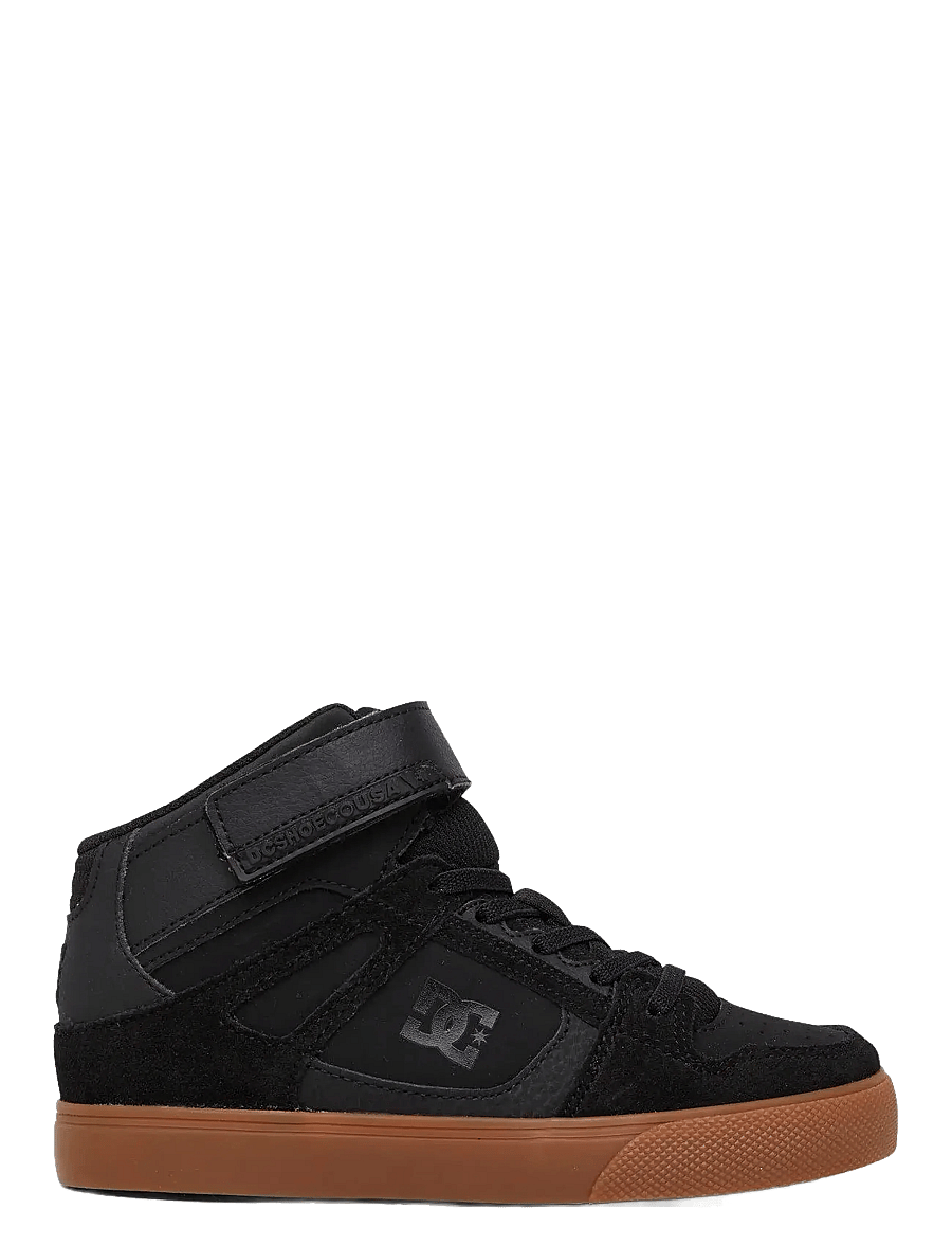 DC - PURE HIGH-TOP EV - lave sneakers - black/gum - 1