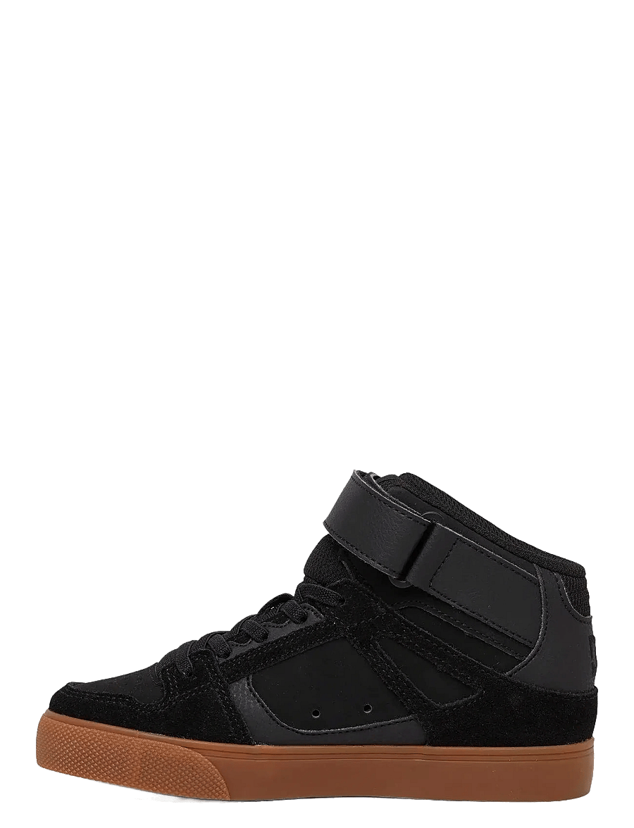 DC - PURE HIGH-TOP EV - lave sneakers - black/gum - 2