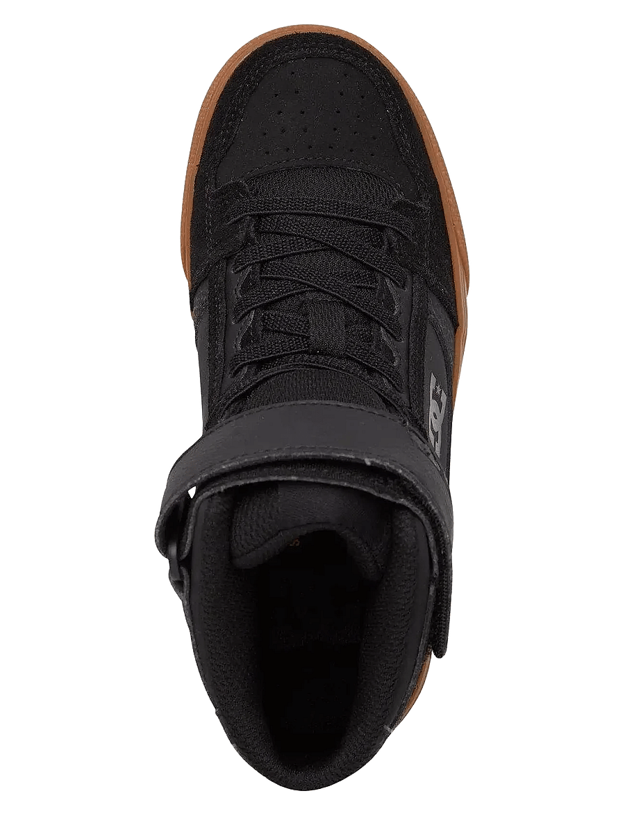 DC - PURE HIGH-TOP EV - lave sneakers - black/gum - 3