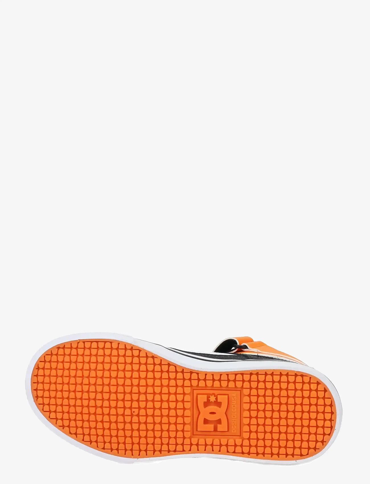 DC - PURE HIGH-TOP EV - lave sneakers - black/orange/white - 3