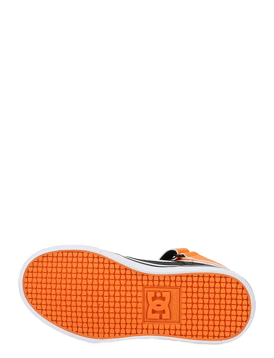 DC - PURE HIGH-TOP EV - lave sneakers - black/orange/white - 3