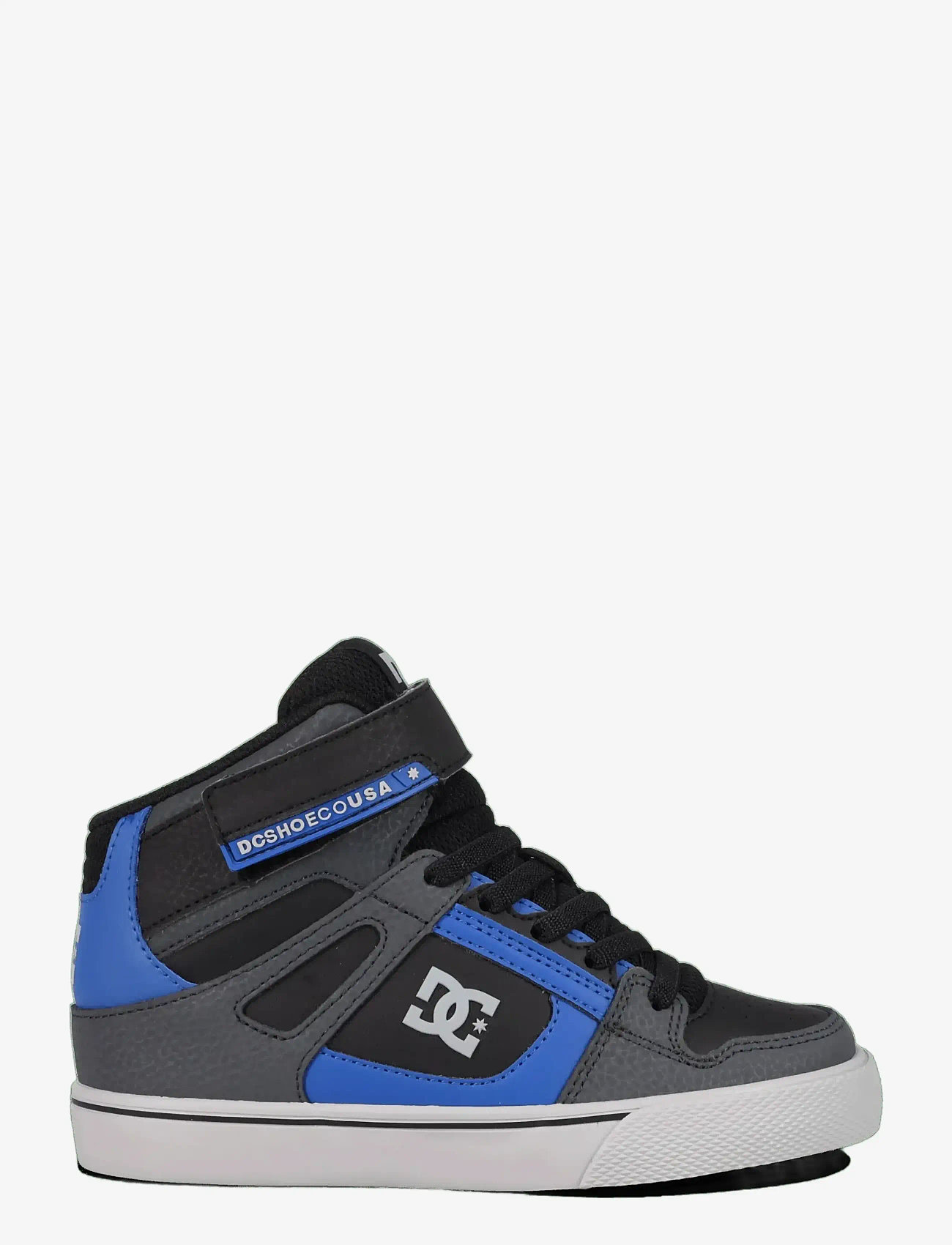 DC - PURE HI TOP EV - low-top sneakers - grey/black/blue - 1