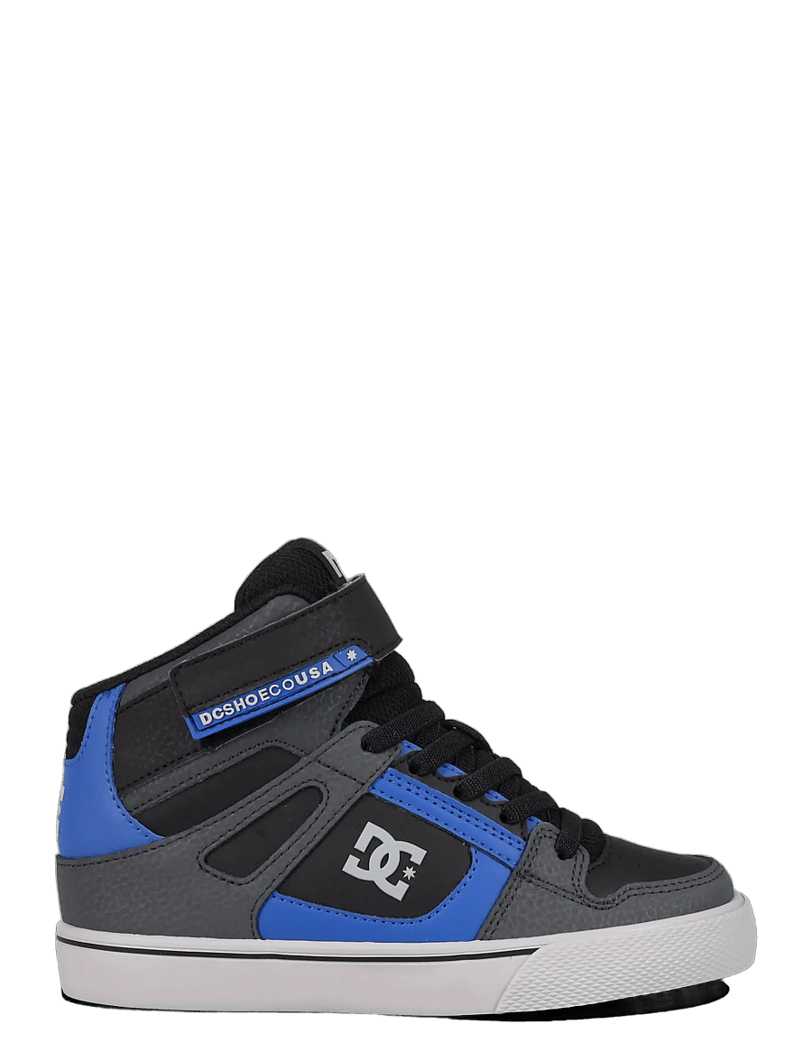 DC - PURE HIGH-TOP EV - tennised - grey/black/blue - 1