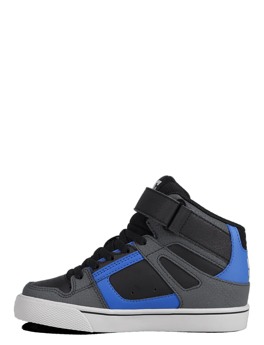 DC - PURE HIGH-TOP EV - tennised - grey/black/blue - 2