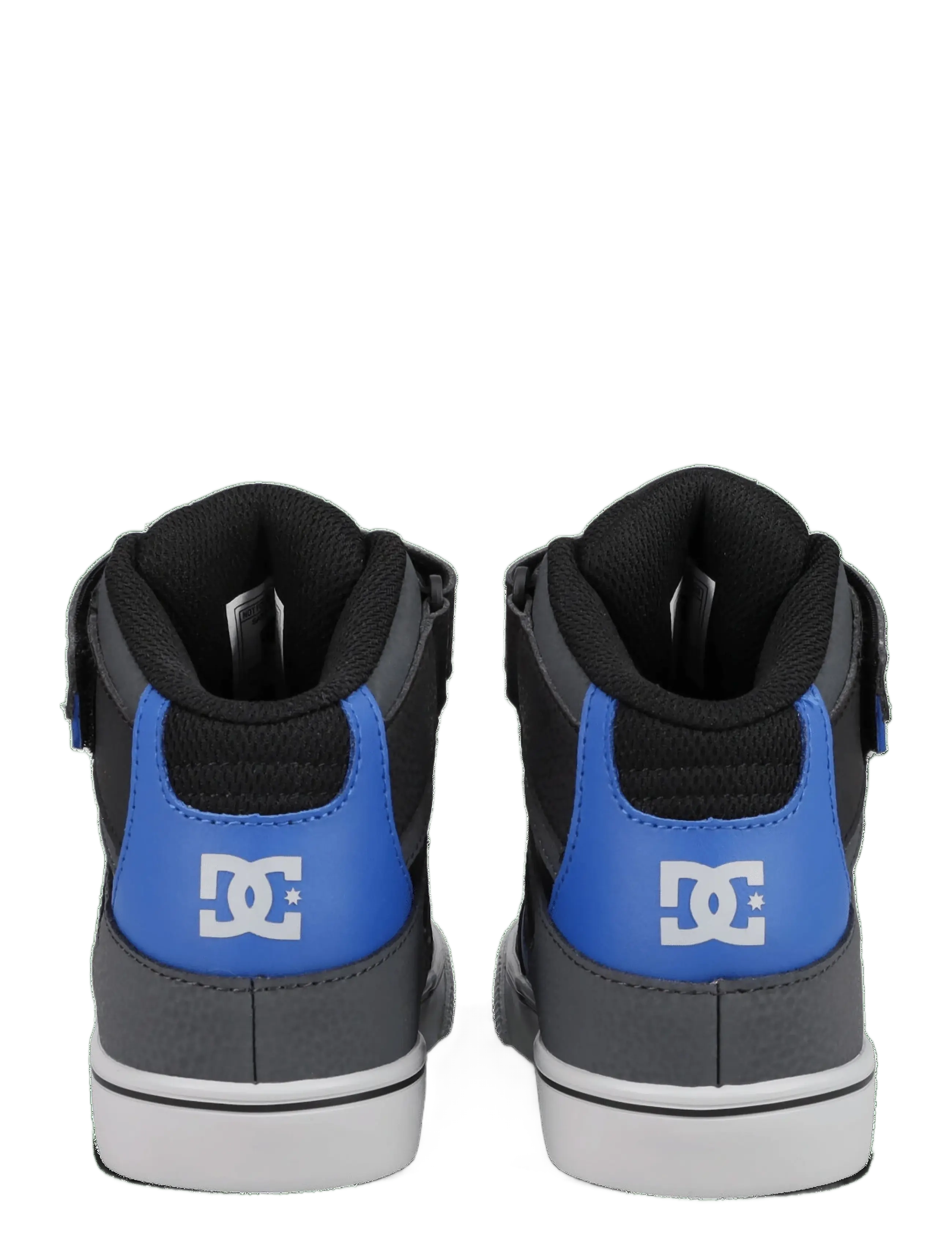 DC - PURE HIGH-TOP EV - tennised - grey/black/blue - 3