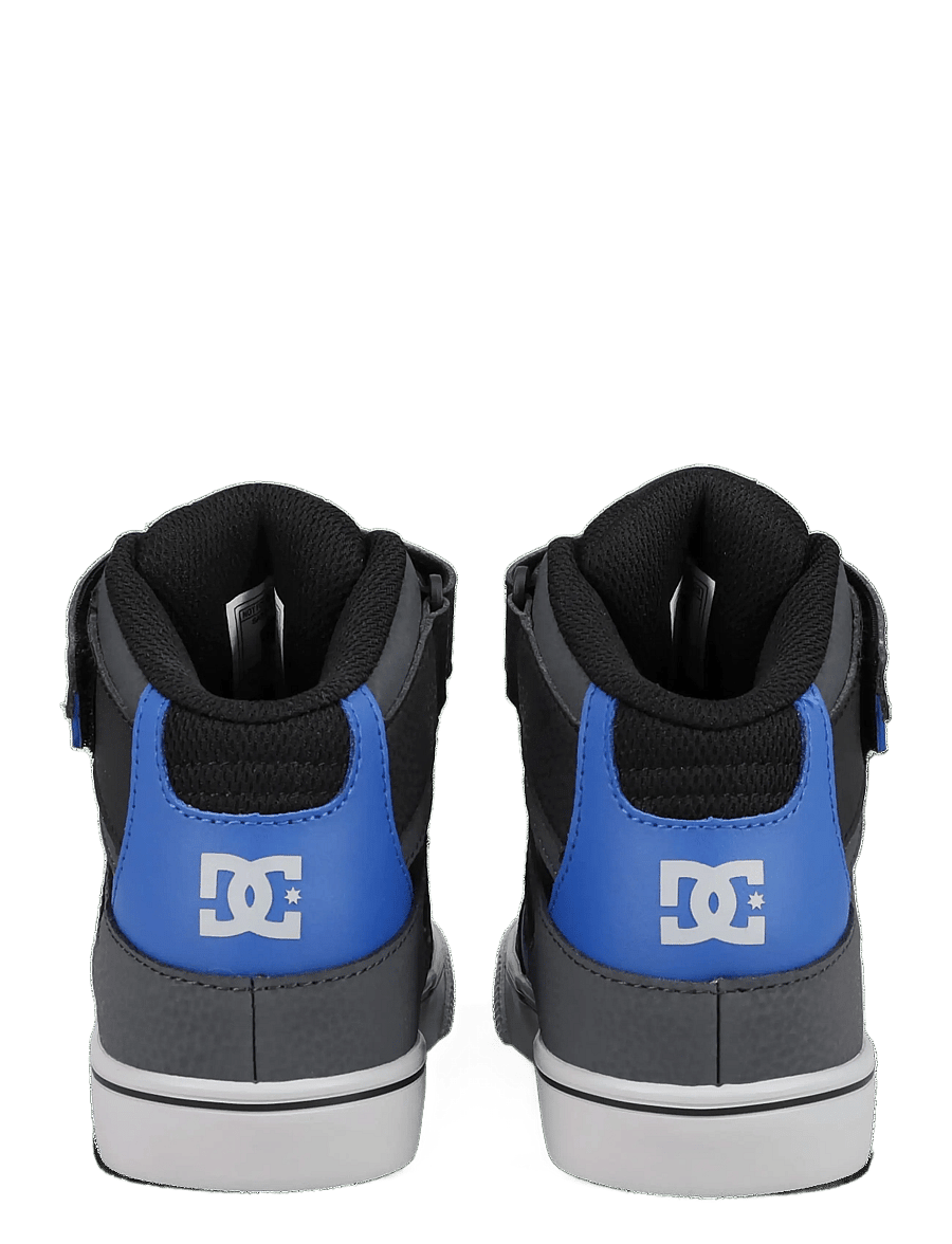DC - PURE HIGH-TOP EV - tennised - grey/black/blue - 3