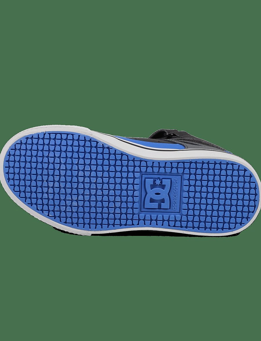 DC - PURE HIGH-TOP EV - tennised - grey/black/blue - 4