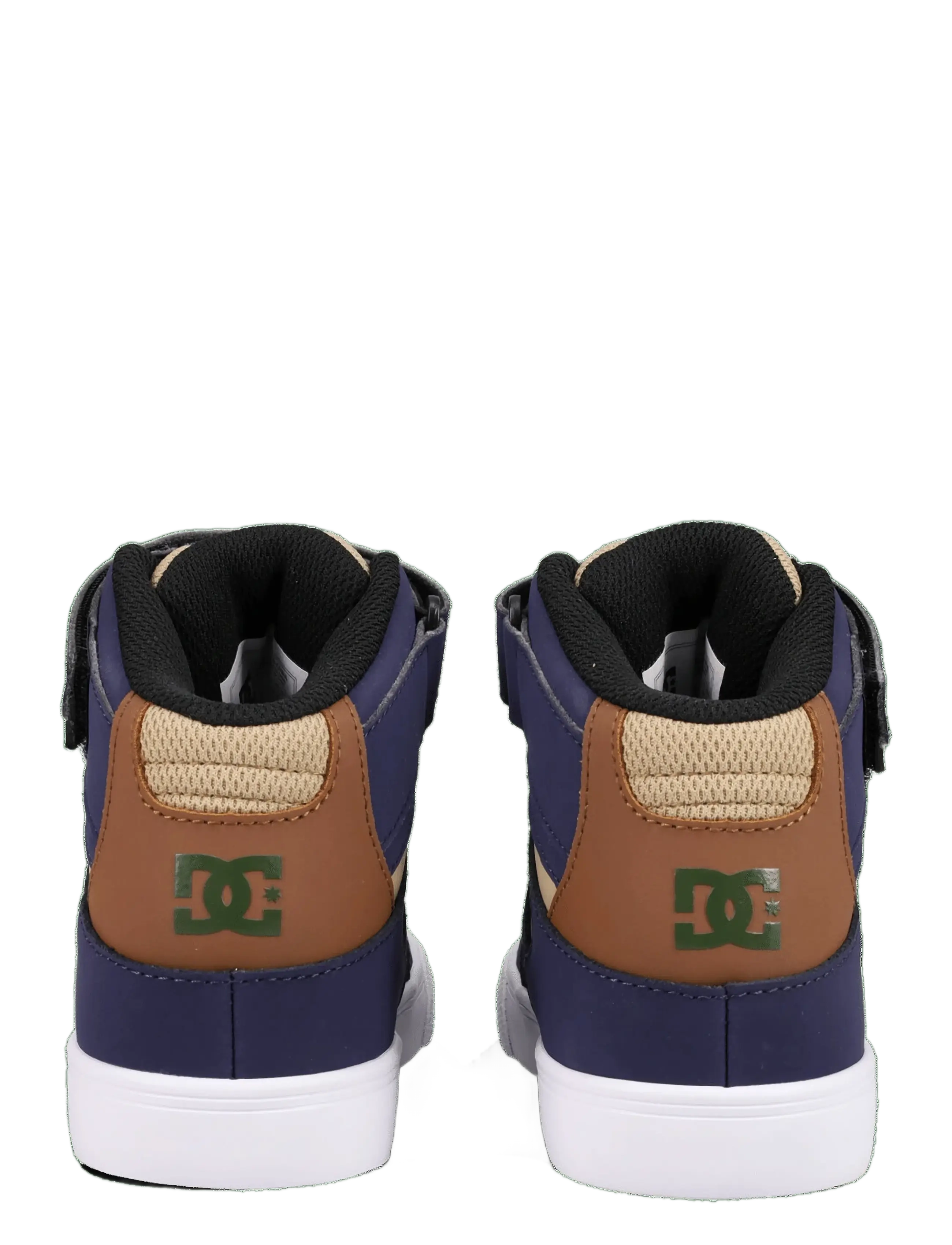 DC - PURE HIGH-TOP EV - niedriger schnitt - navy/brown/tan - 1